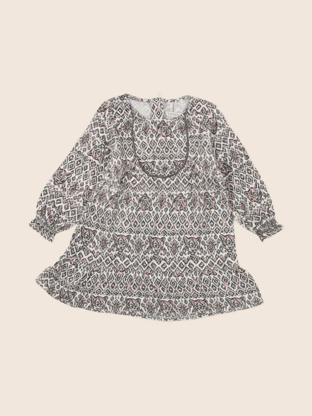 IKKS - robe rose, vert - 18 mois