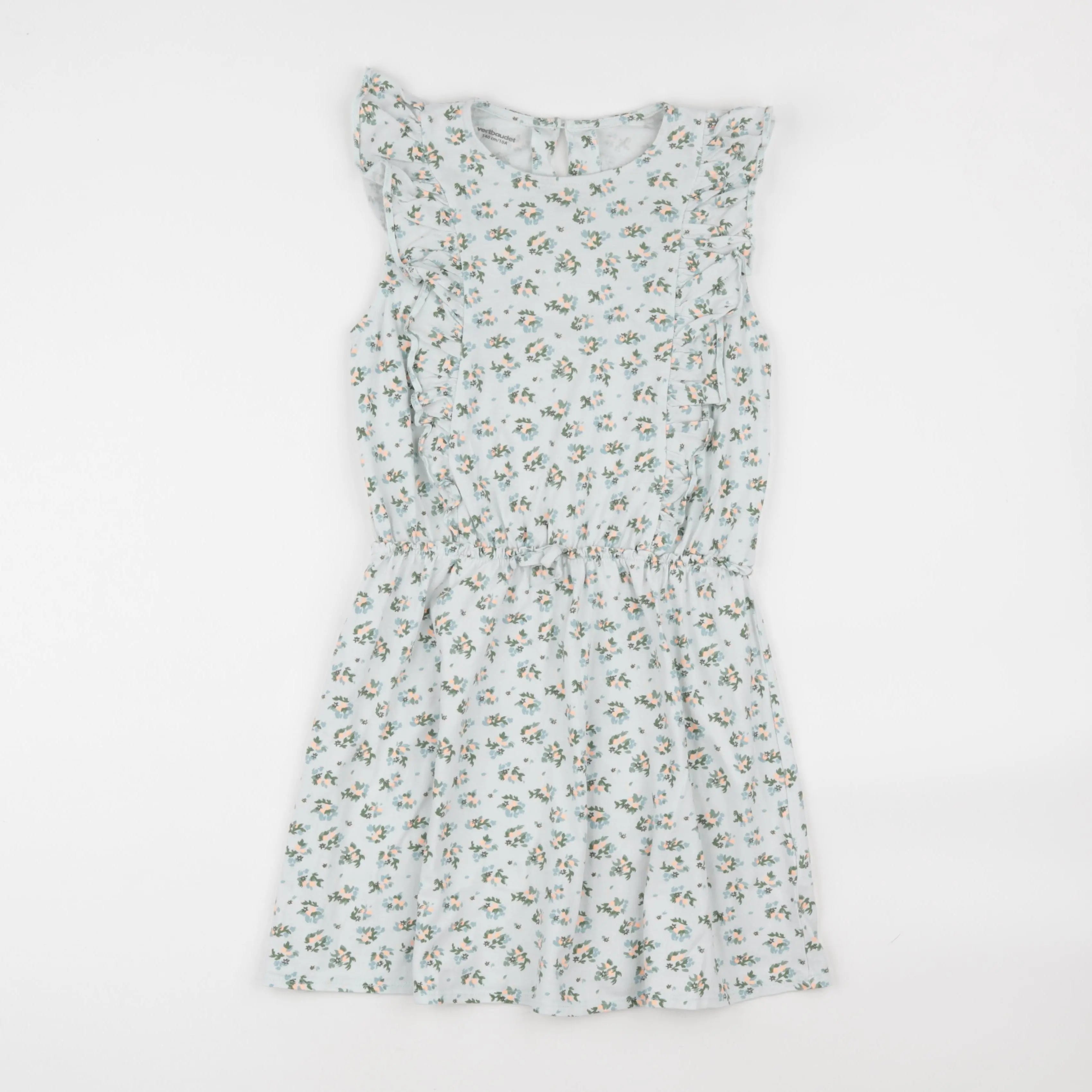 Vertbaudet - robe vert - 10 ans
