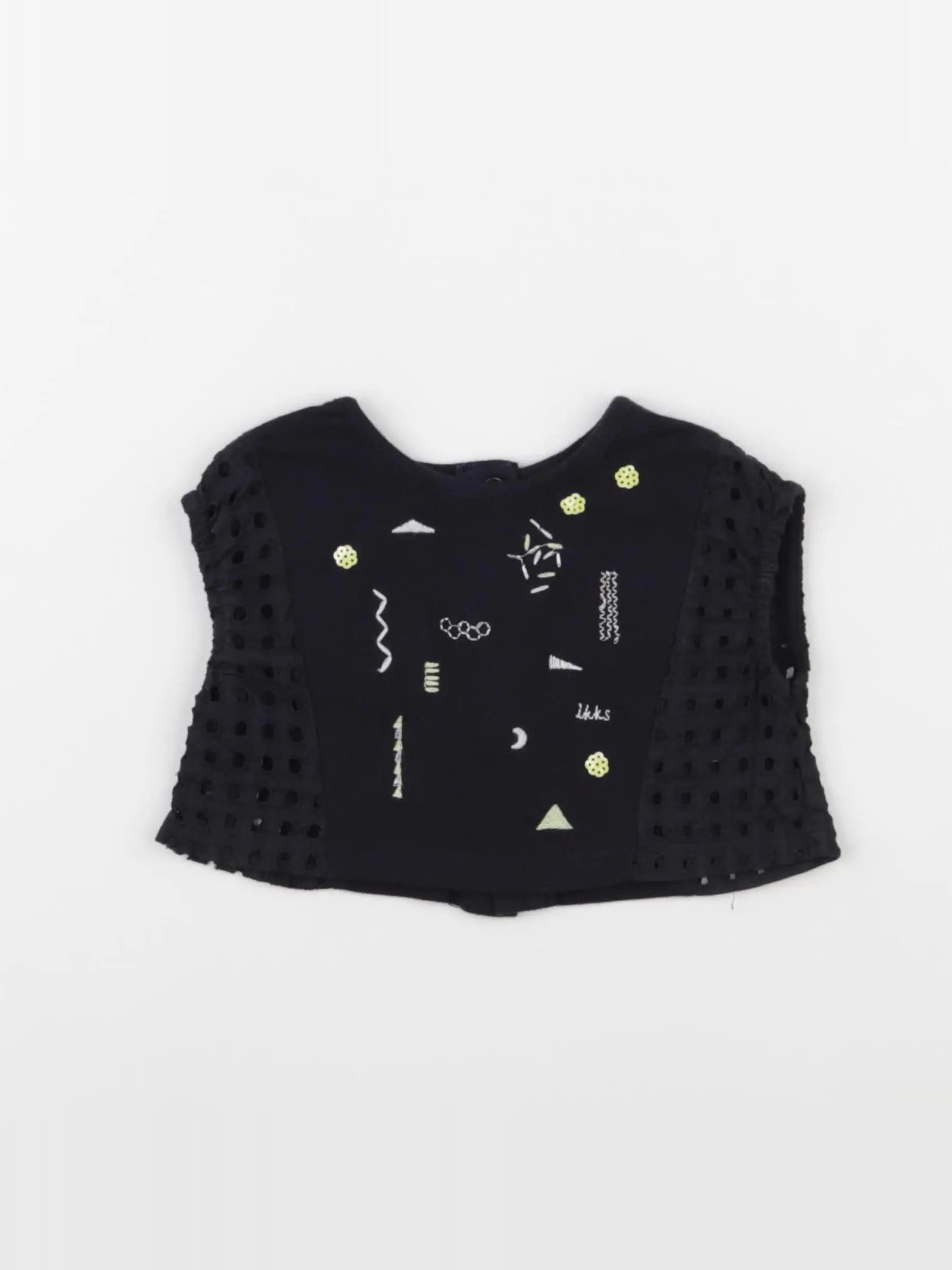 IKKS - tee-shirt noir - 6 mois