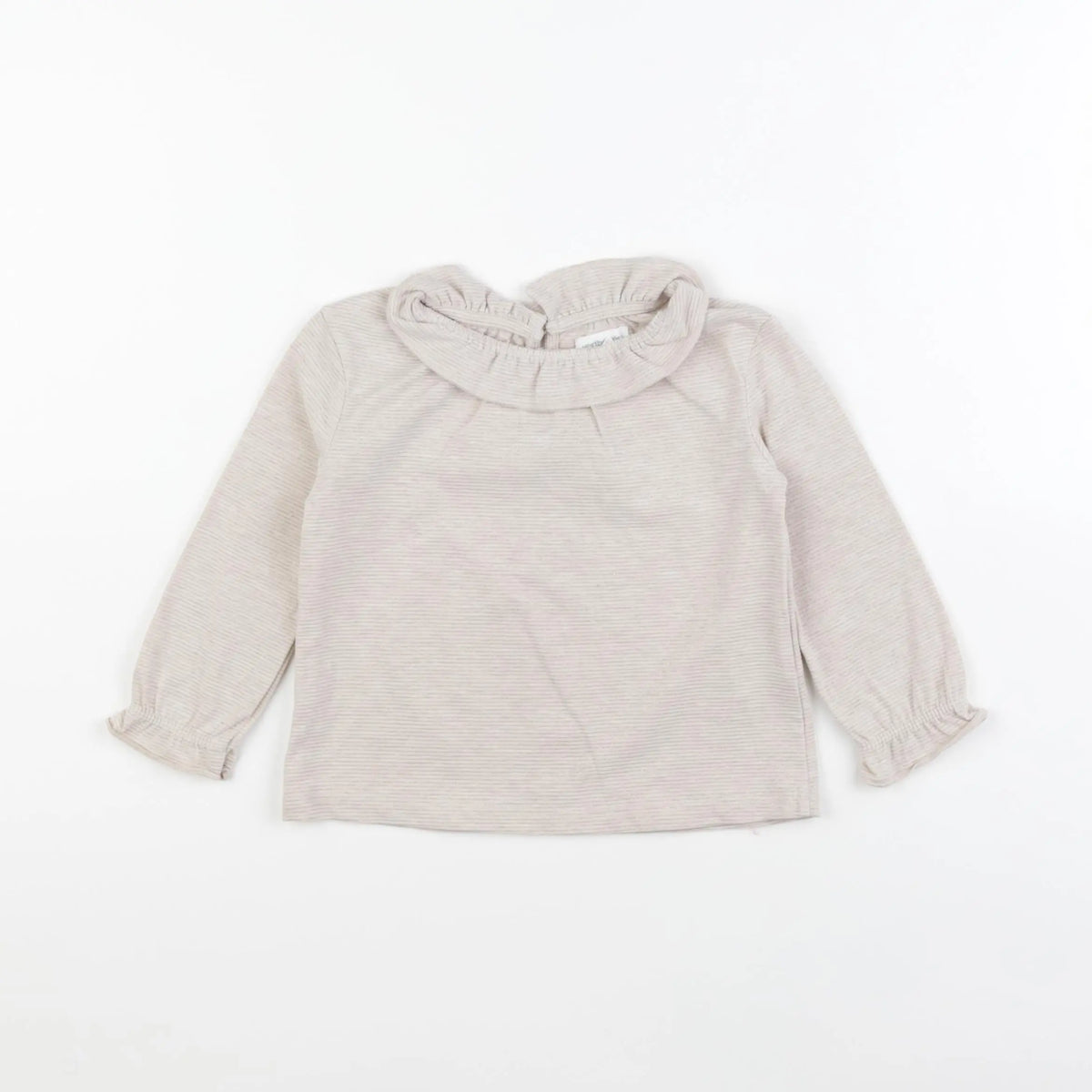 Vertbaudet - tee-shirt beige - 24 mois