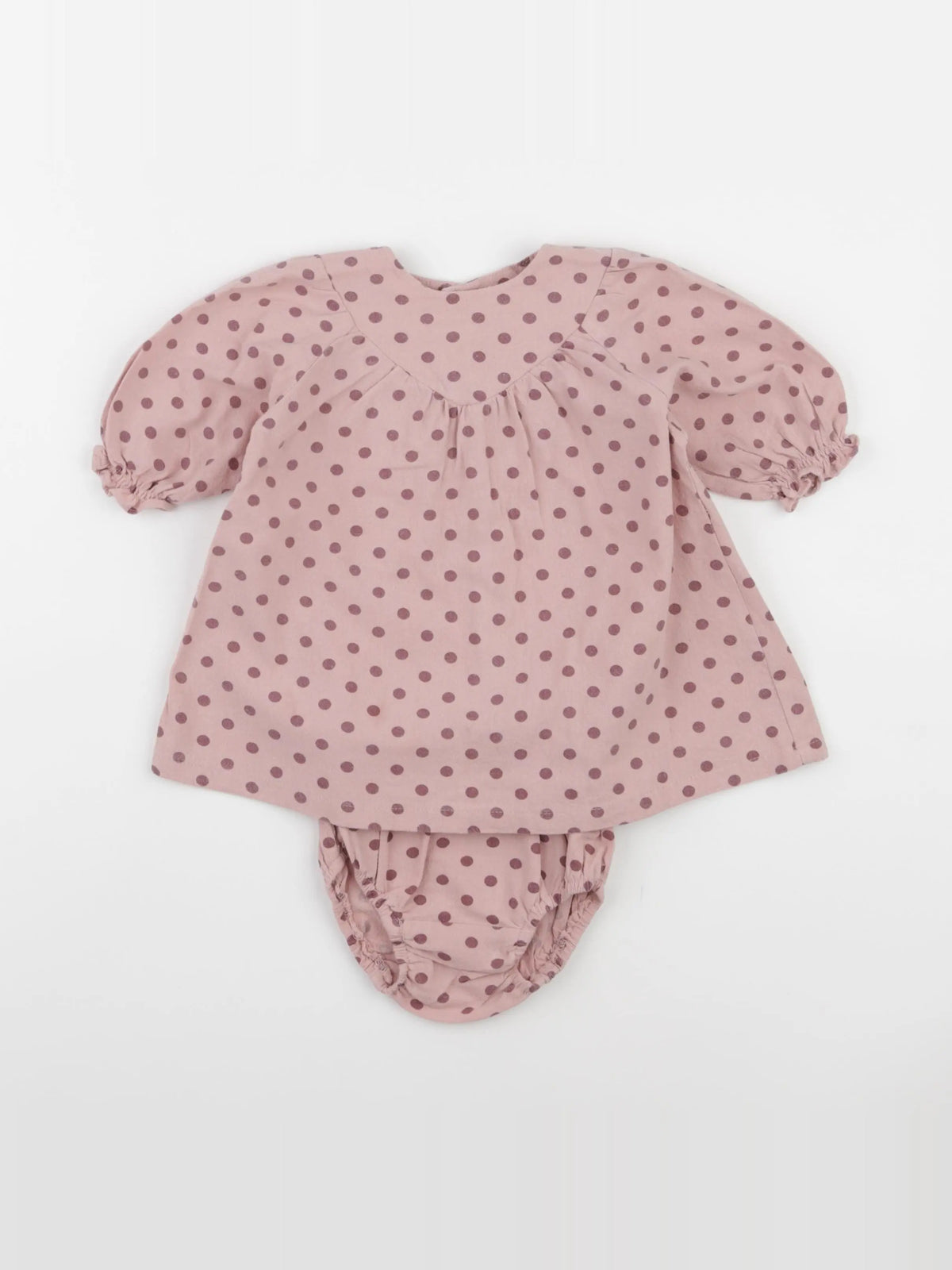 Zara - robe rose - 6/9 mois