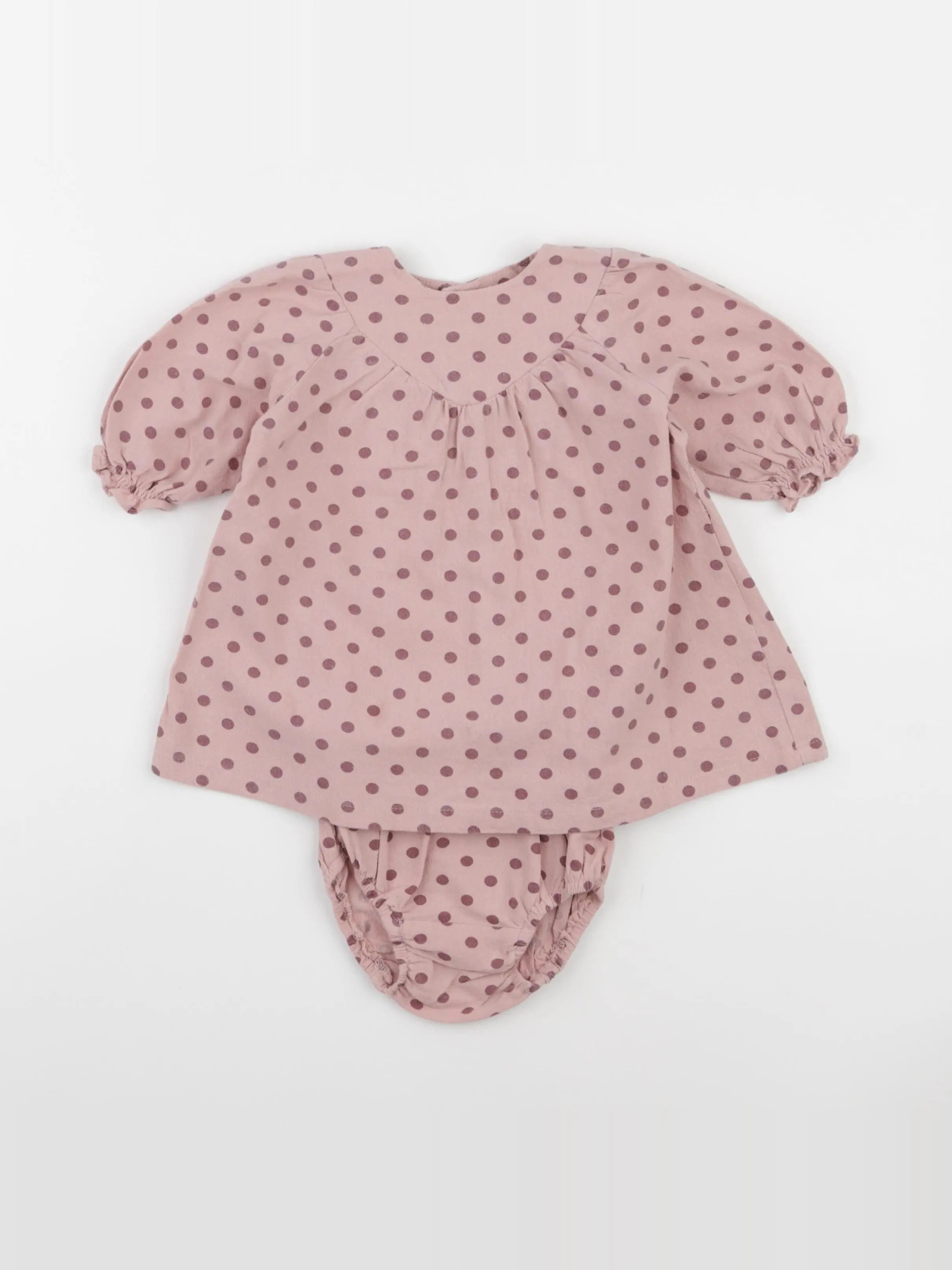 Zara - robe rose - 6/9 mois