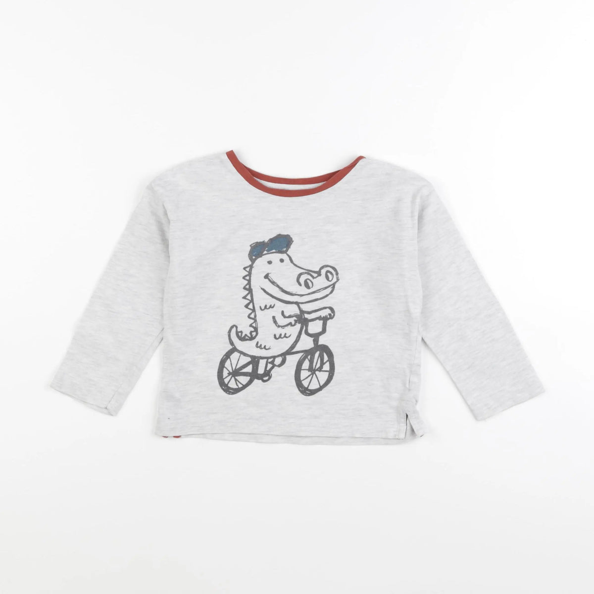 Vertbaudet - tee-shirt gris - 3 ans