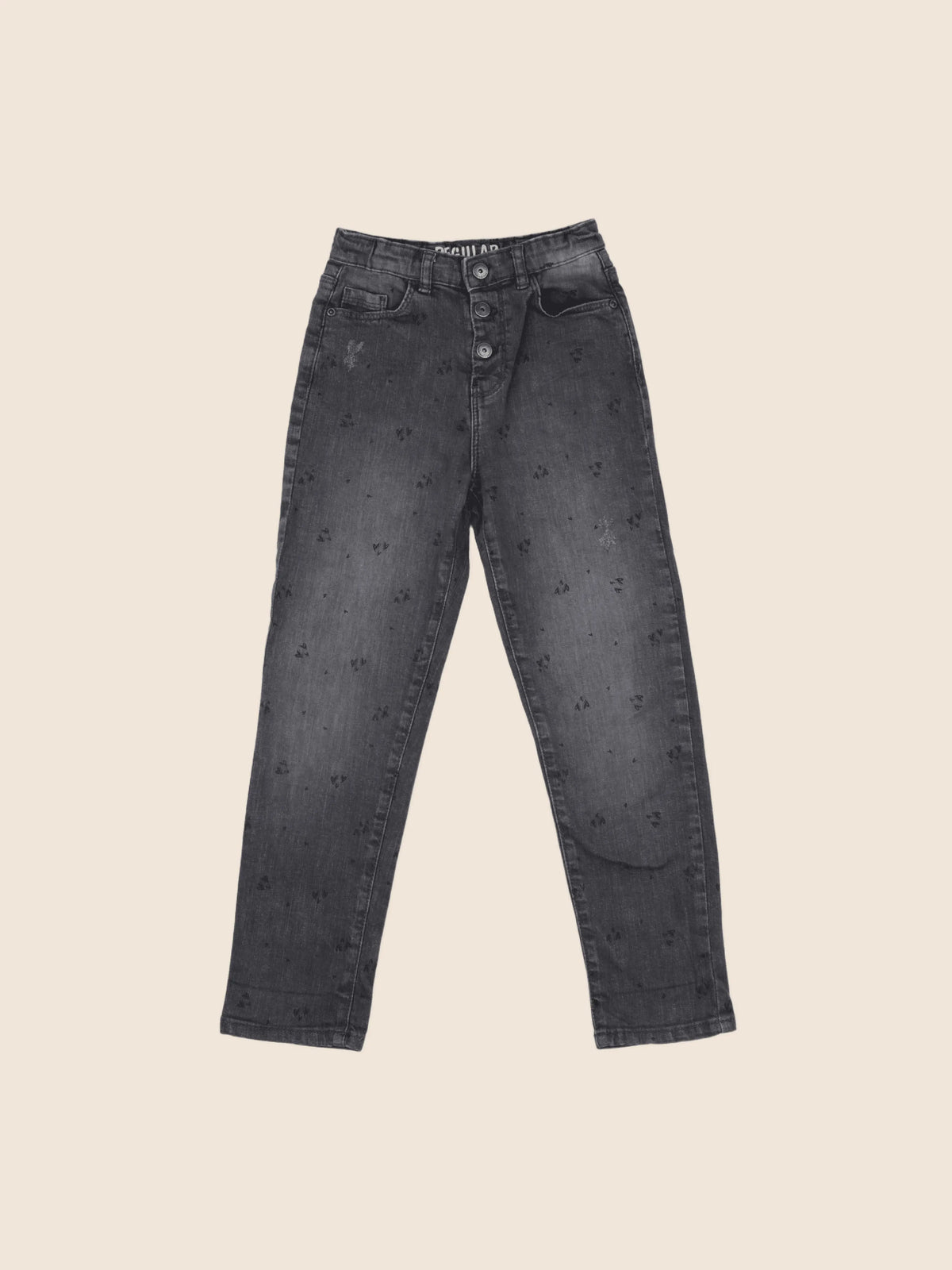 Vertbaudet - jean gris - 8 ans