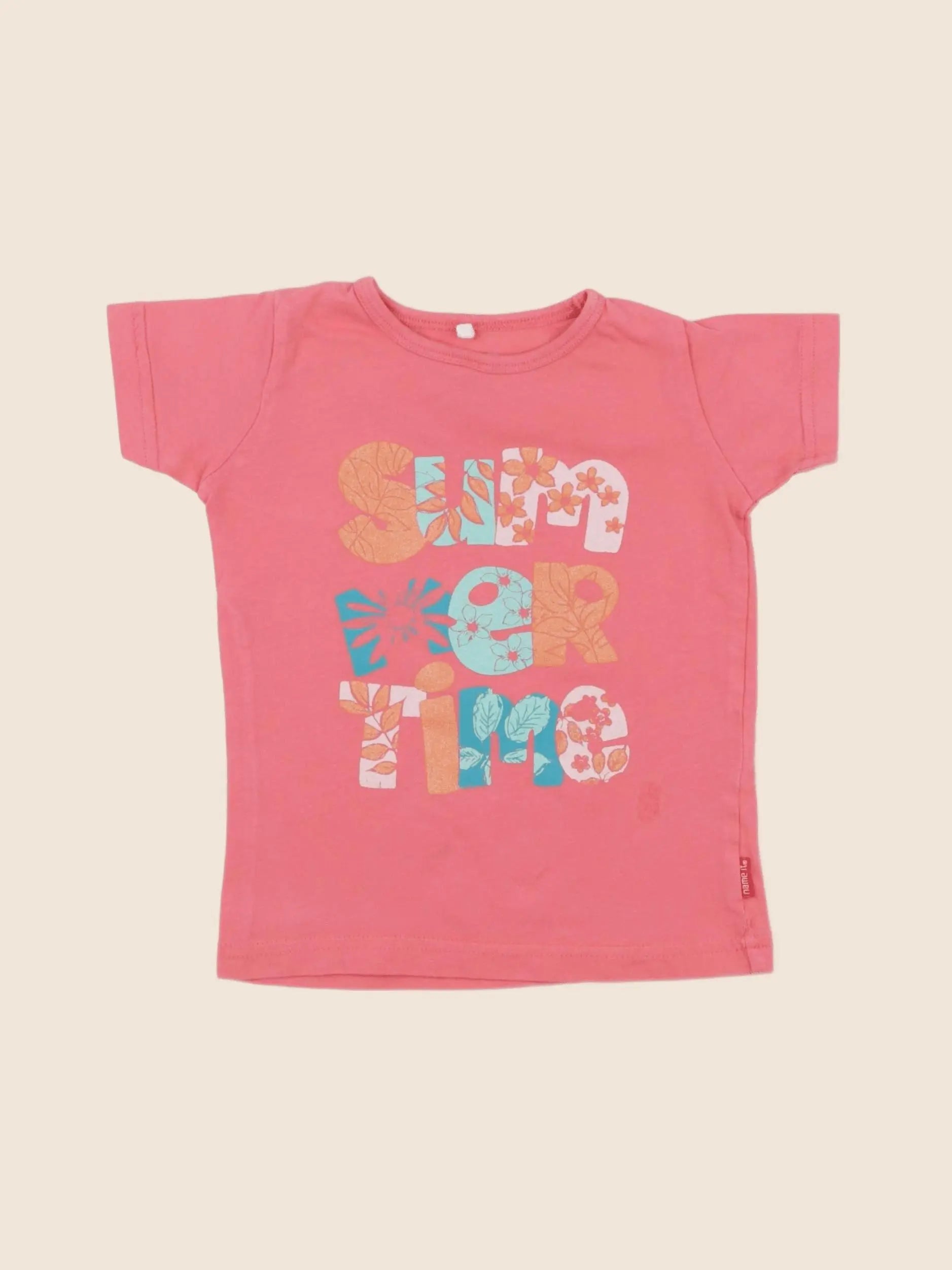 Name it - tee-shirt rose - 9/12 mois