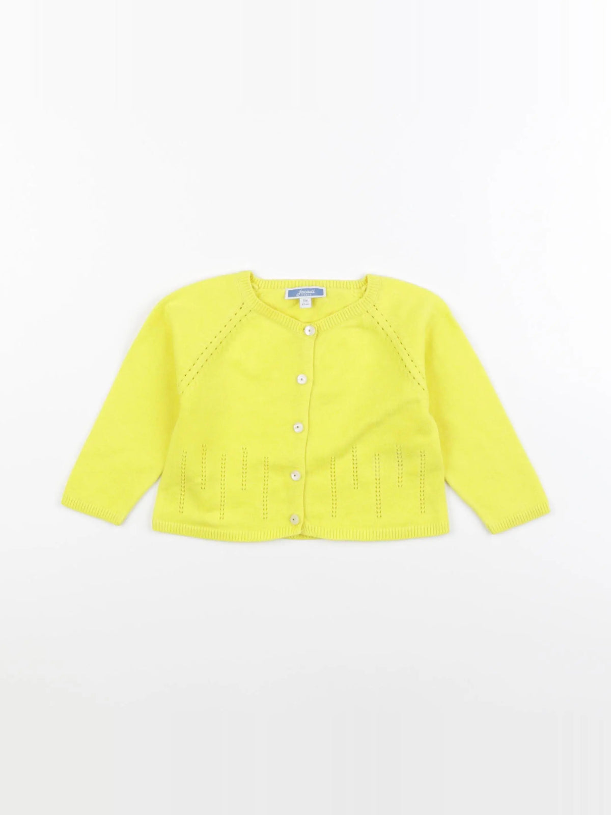 Jacadi - gilet jaune - 6 mois