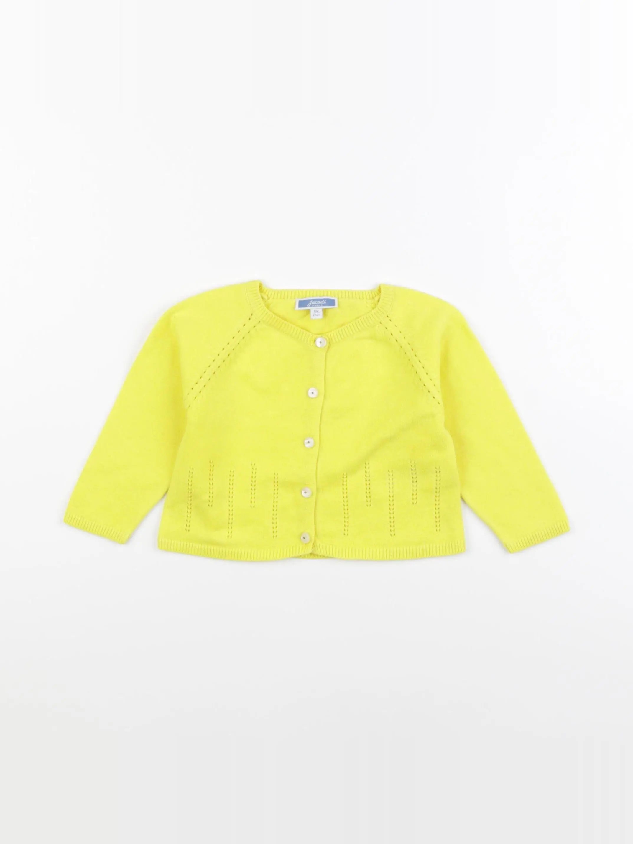 Jacadi - gilet jaune - 6 mois