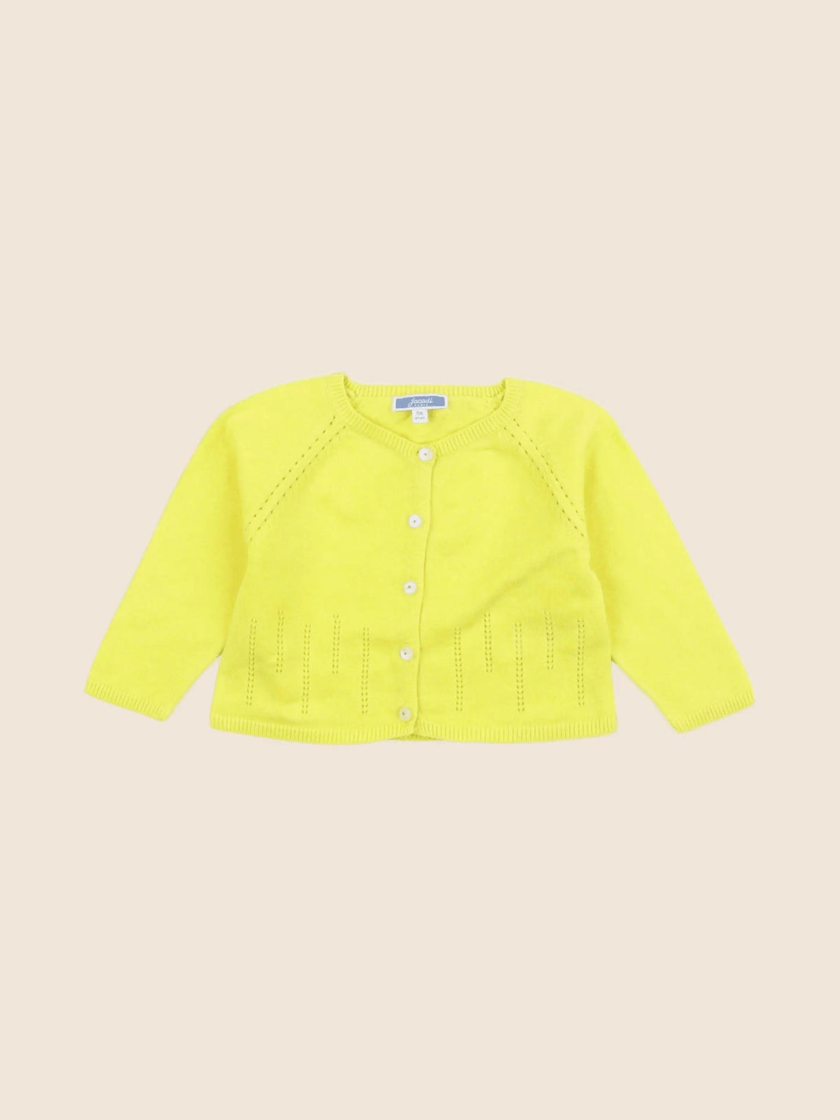 Jacadi - gilet jaune - 6 mois