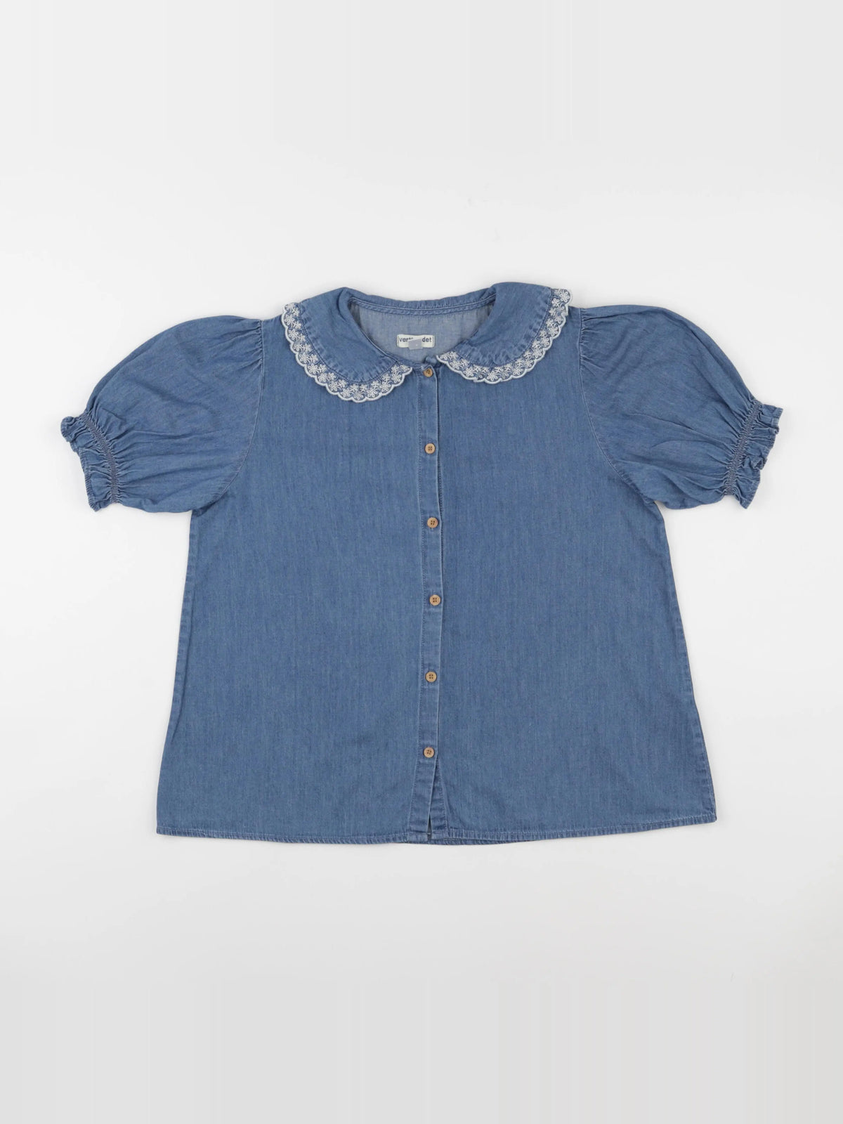 Vertbaudet - blouse bleu - 14 ans