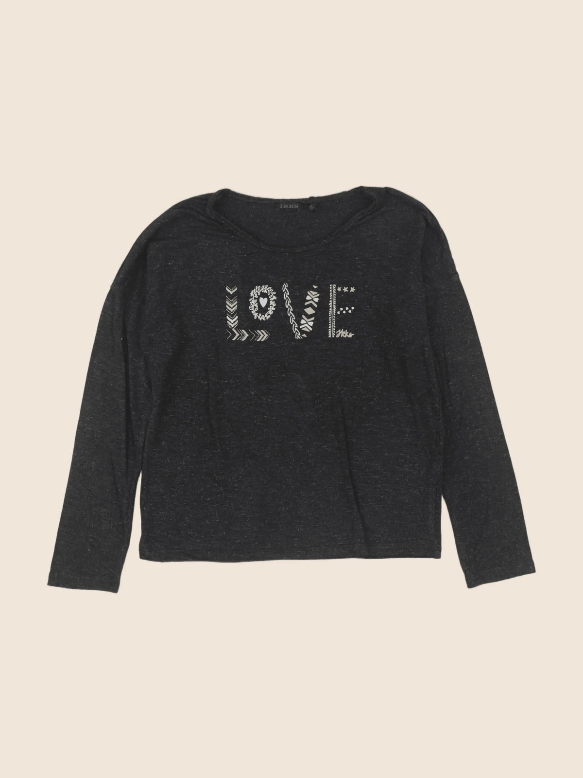 IKKS - tee-shirt gris - 8 ans