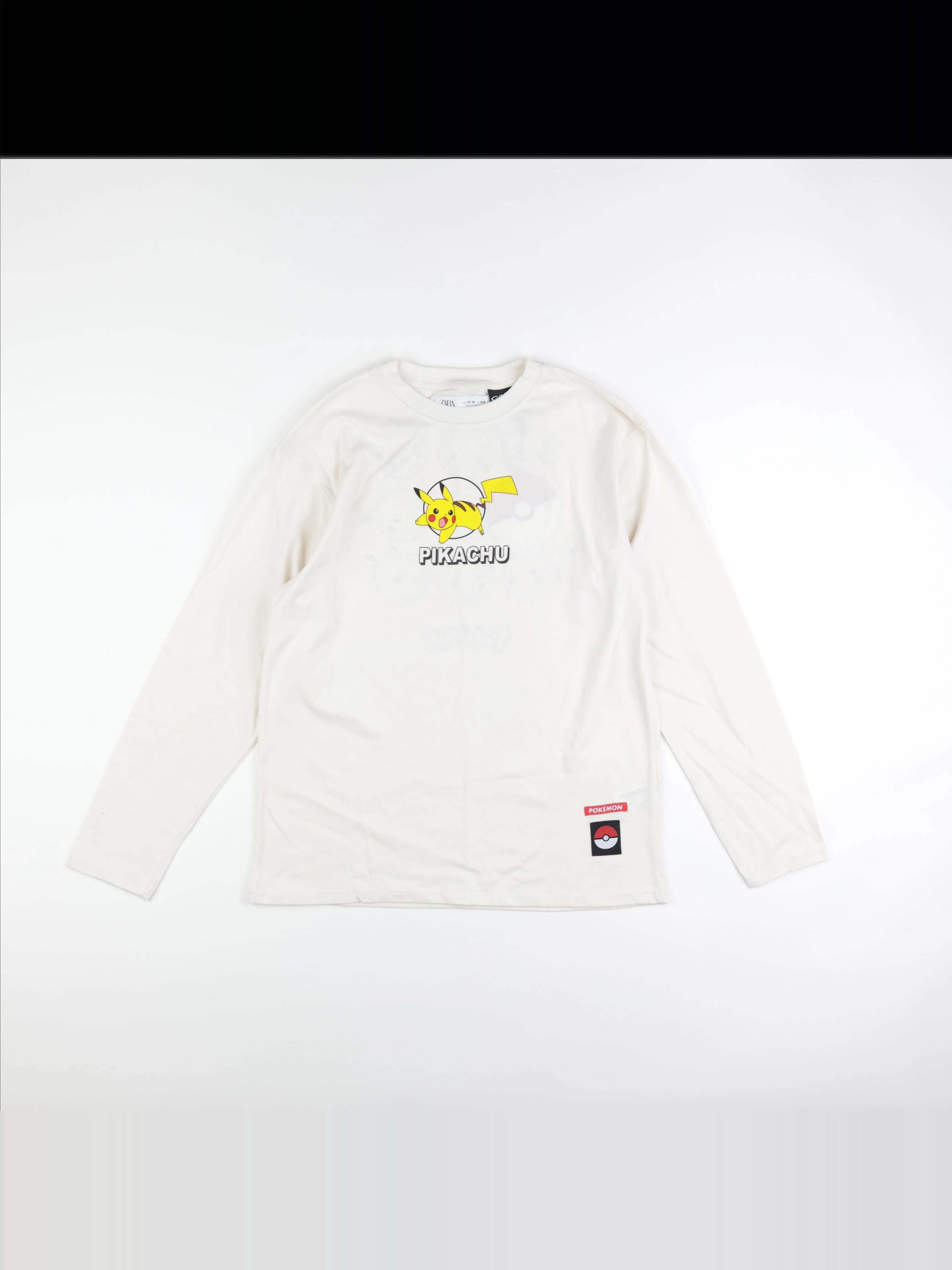 Zara - tee-shirt imprimé au dos beige - 13/14 ans