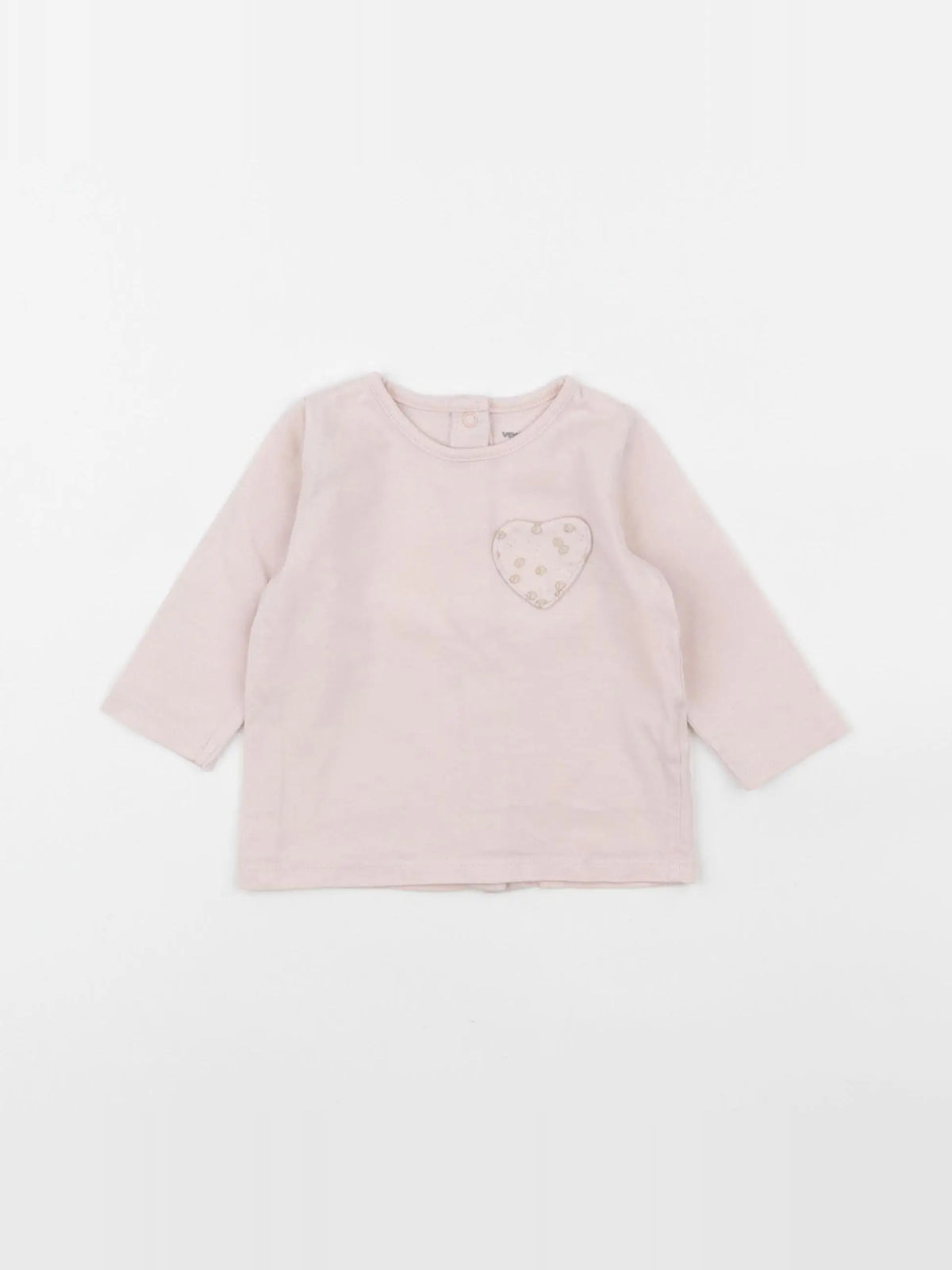 Vertbaudet - tee-shirt rose - 3 mois