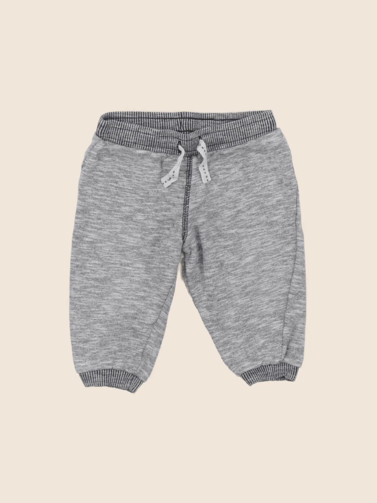 H&M - jogging gris - 6/9 mois