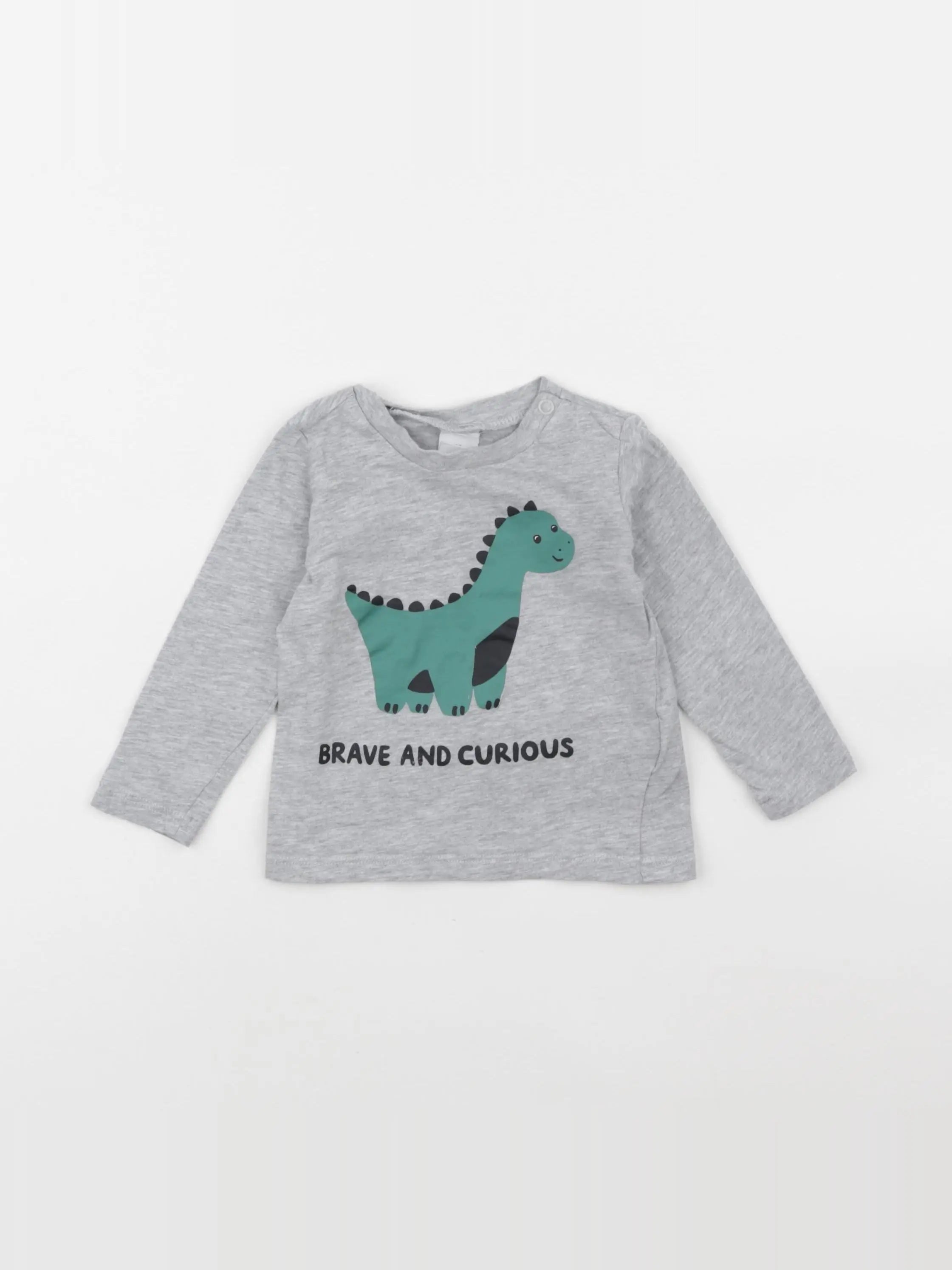 H&M - tee-shirt gris - 6 mois