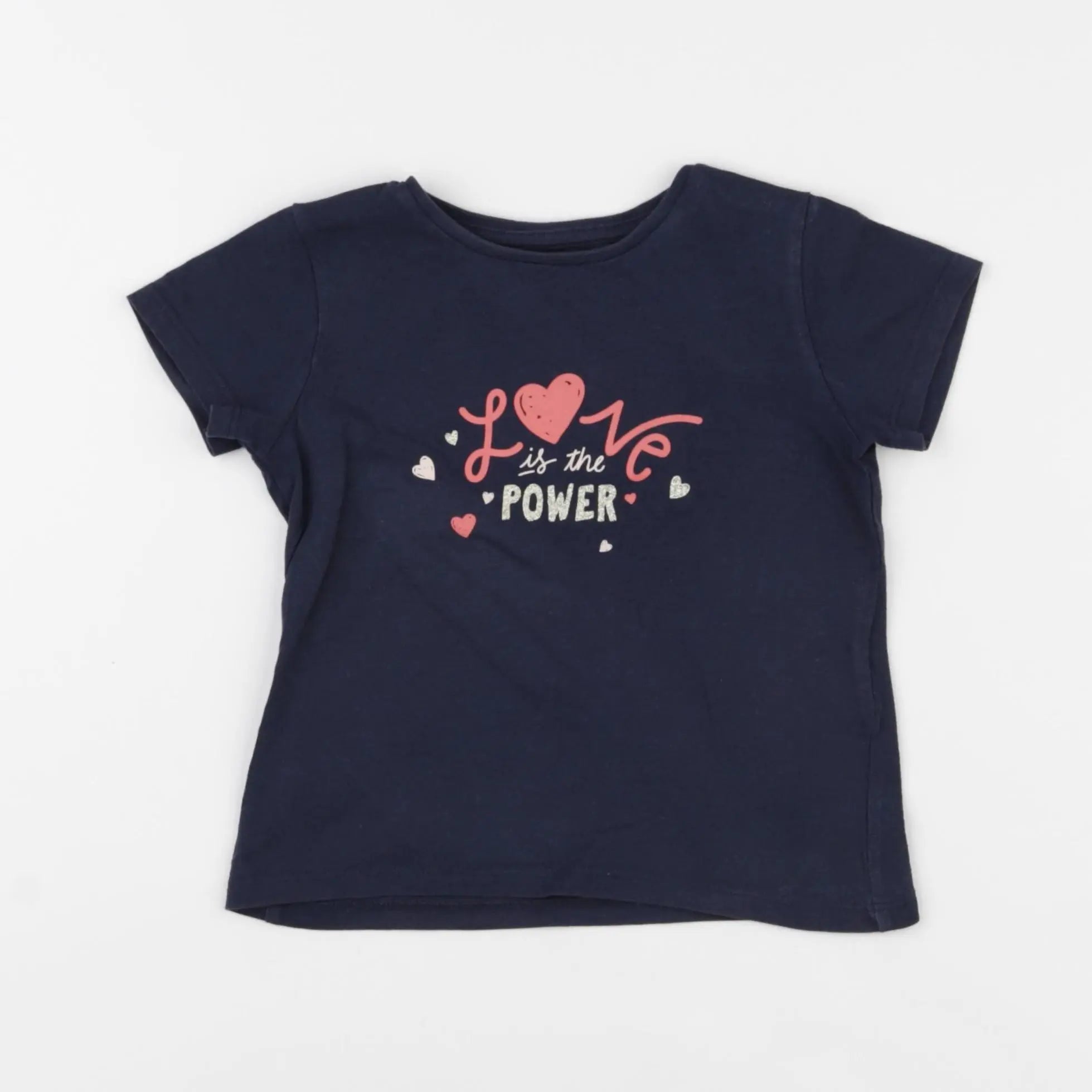 Vertbaudet - tee-shirt bleu - 2 ans