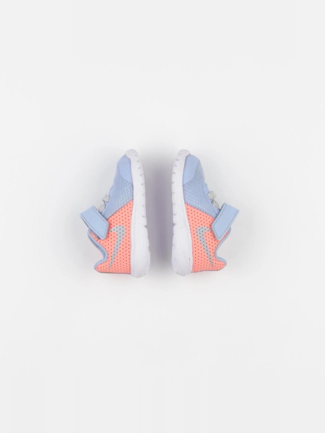 Nike - tennis à scratch/ lacets bleu, argent - pointure 18