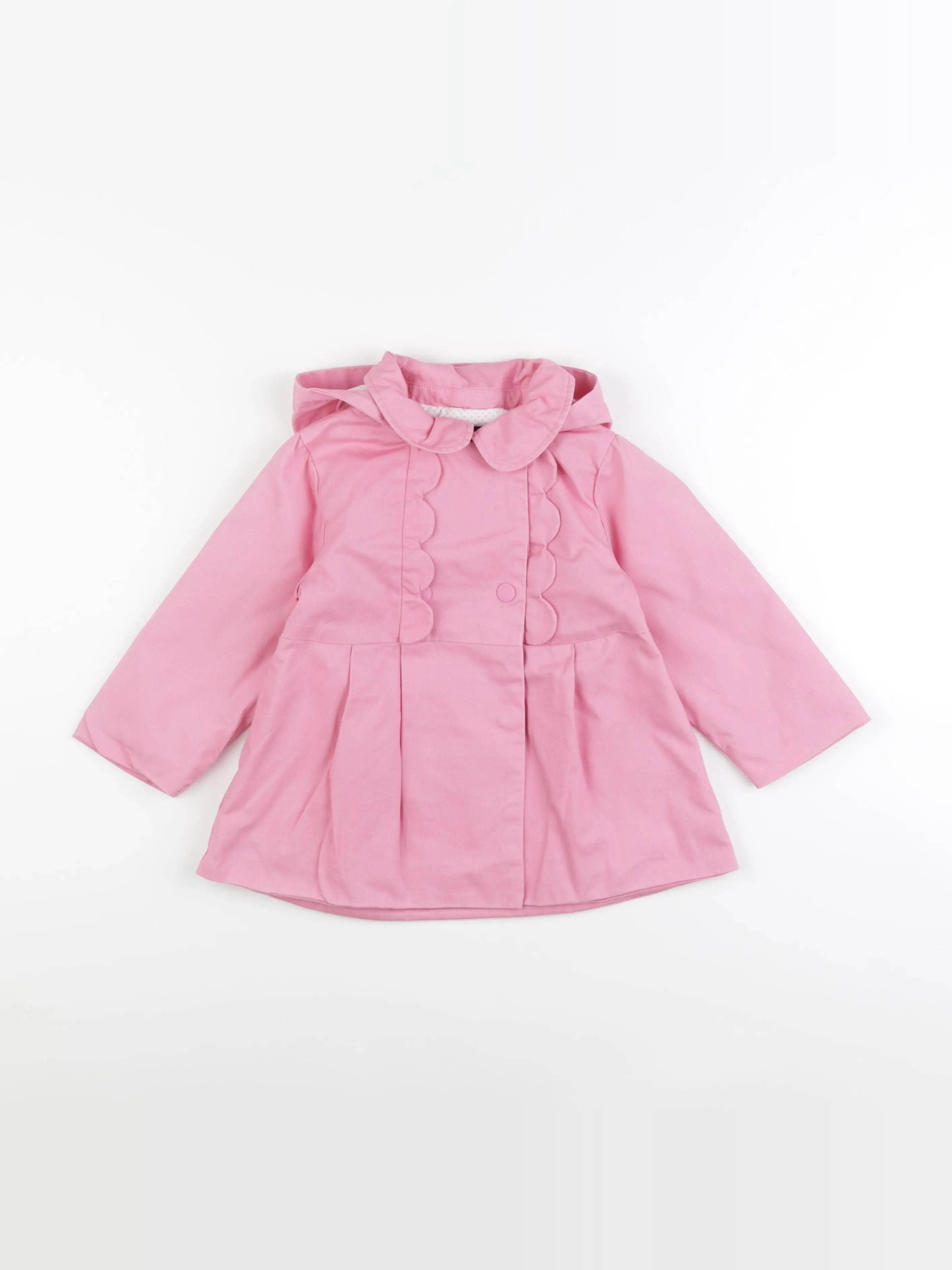 Jacadi - veste doublé rose - 24 mois