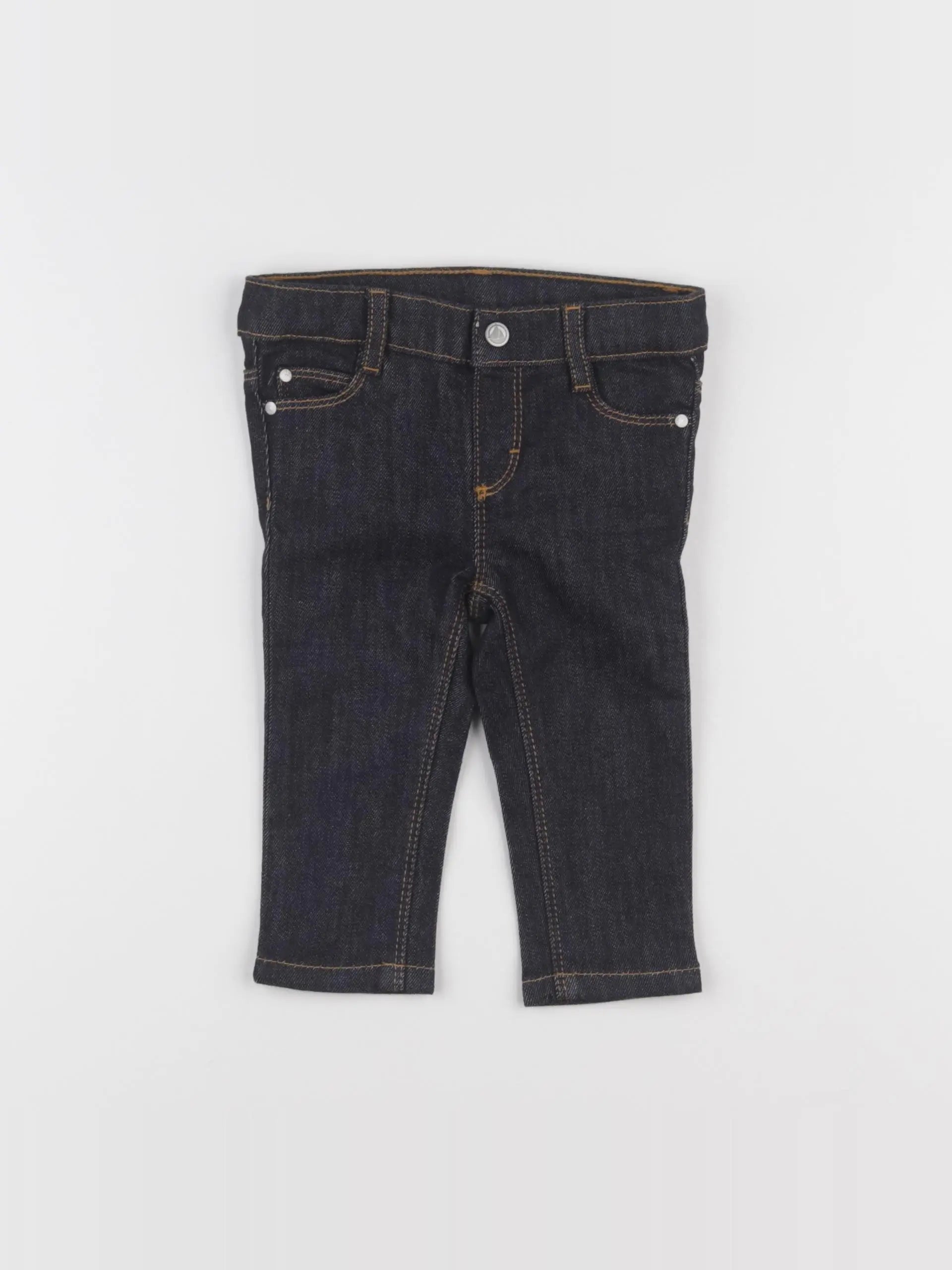 Petit Bateau - jean bleu - 6 mois