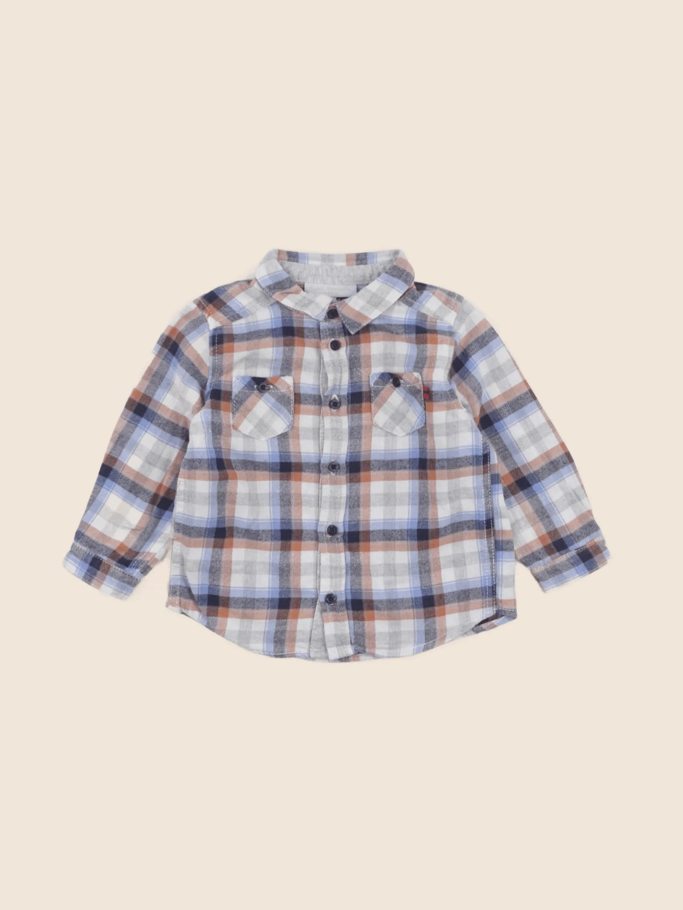 Cadet Rousselle - chemise bleu - 18 mois