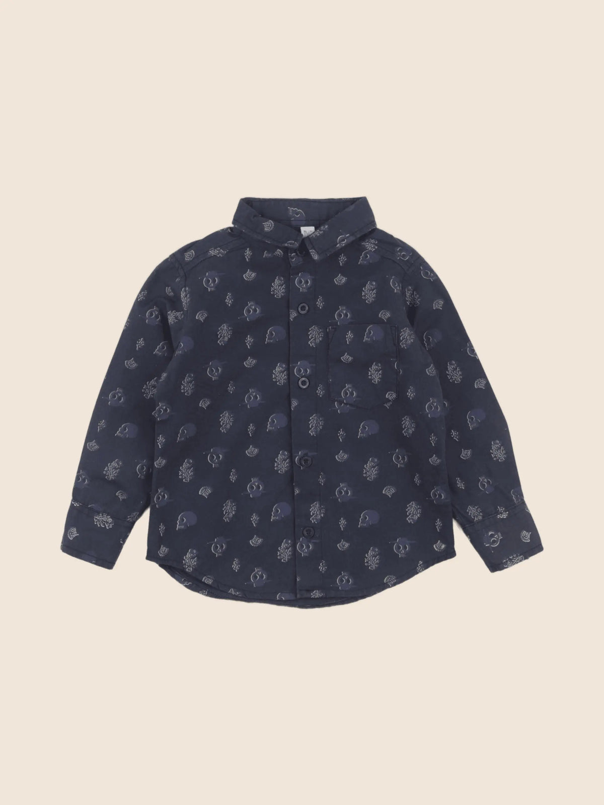 Vertbaudet - chemise bleu - 2 ans