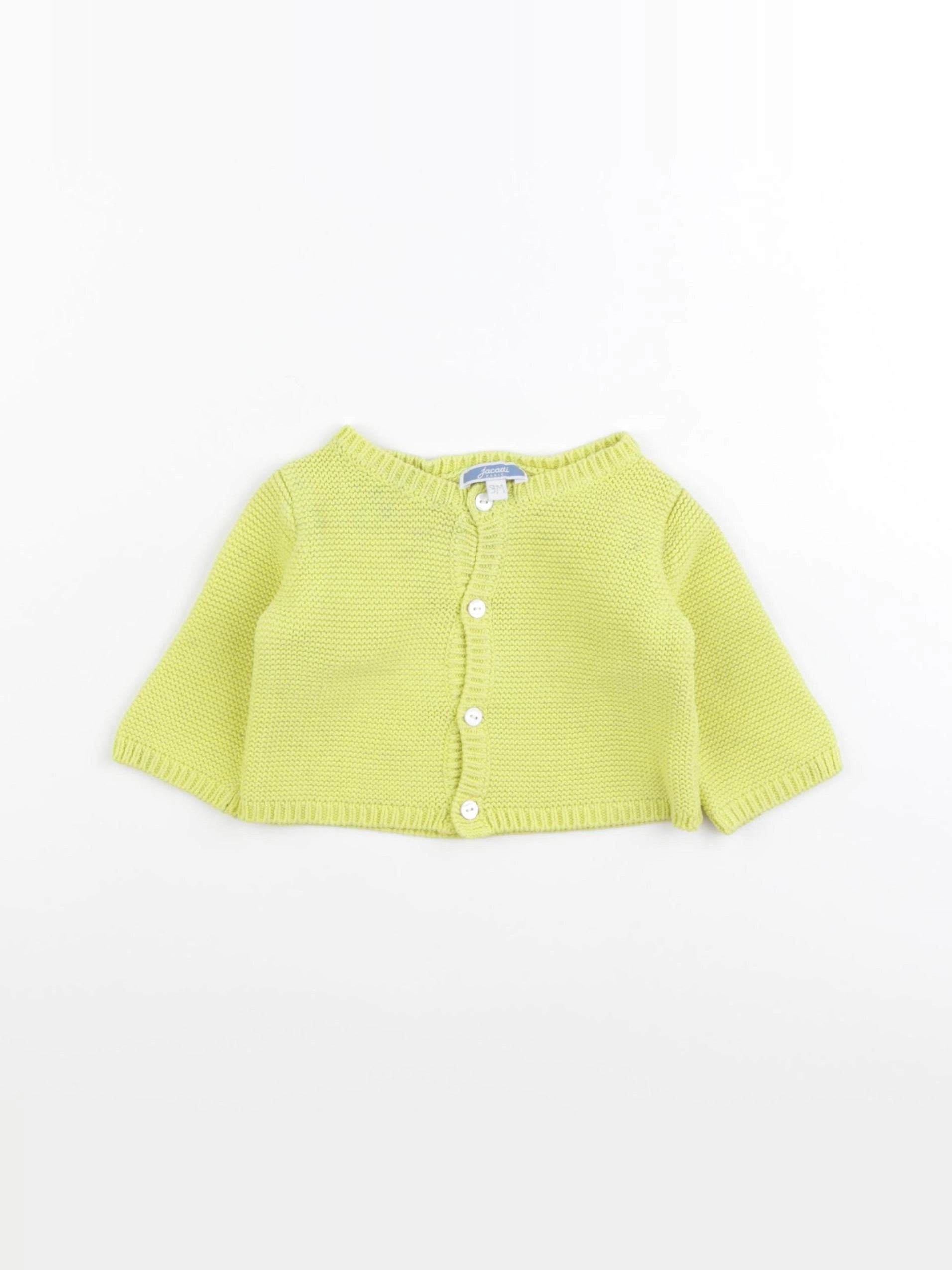 Jacadi - gilet jaune - 3 mois