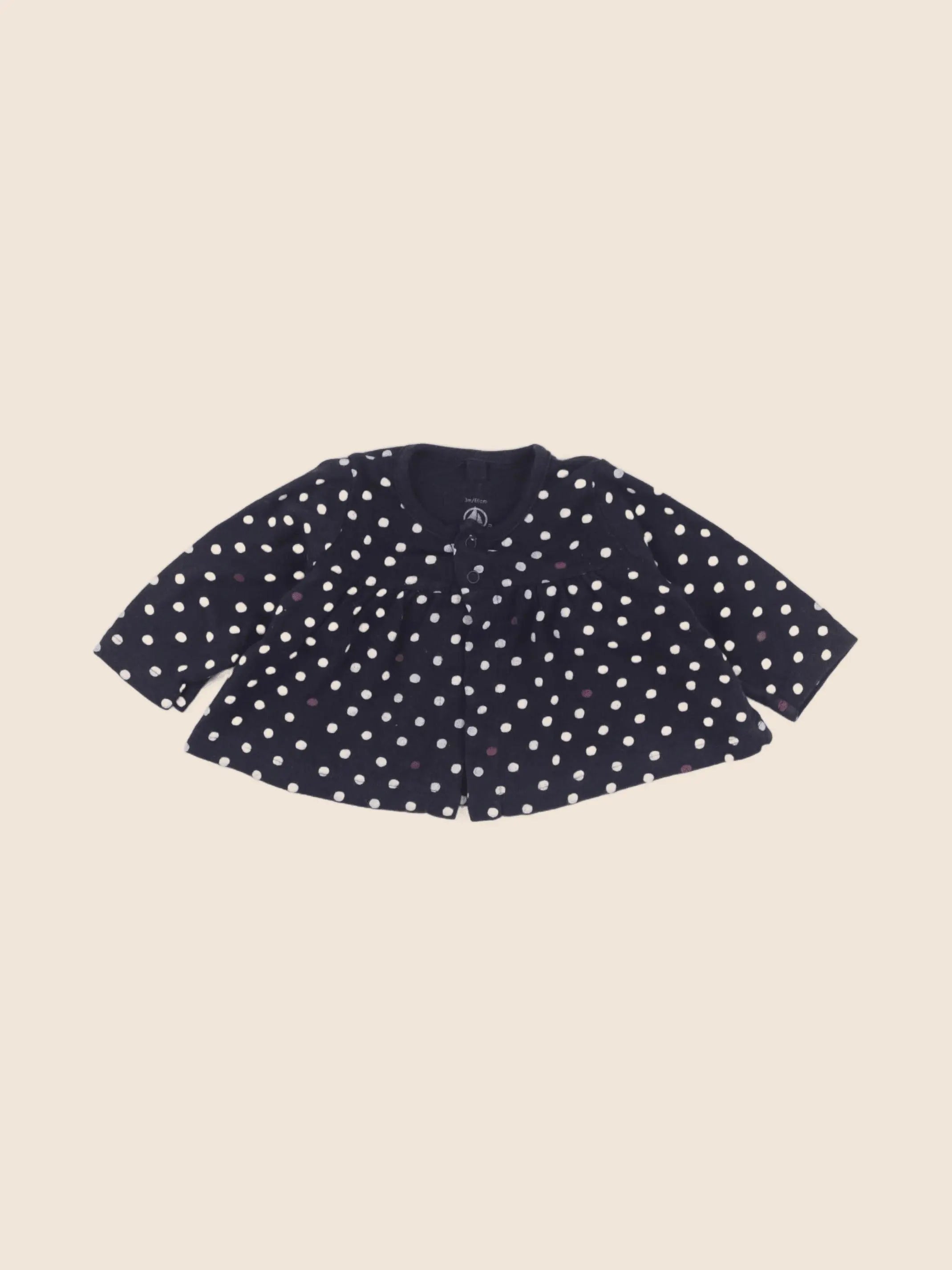 Petit Bateau - tee-shirt bleu - 3 mois