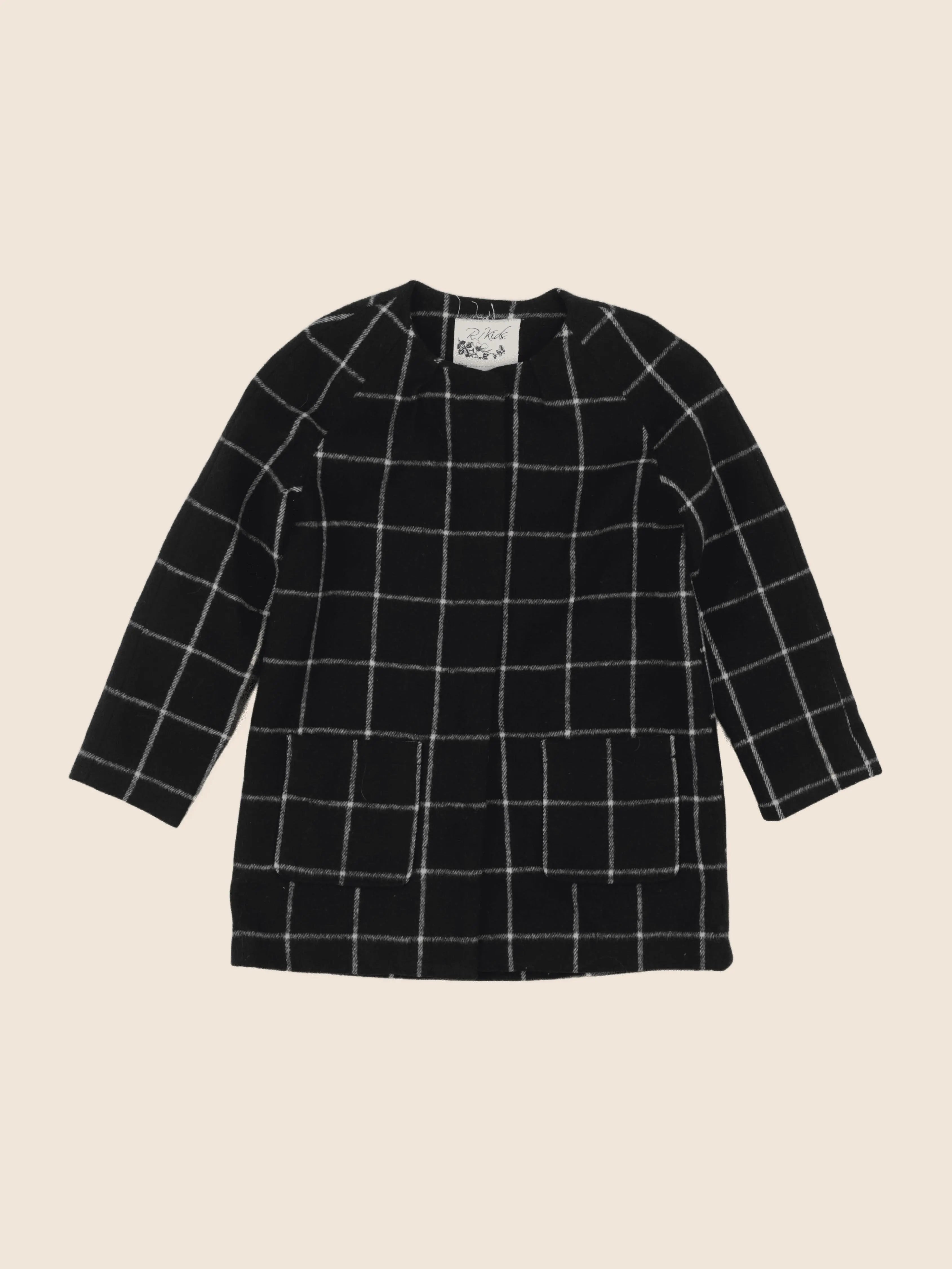 La Redoute - manteau noir - 8 ans
