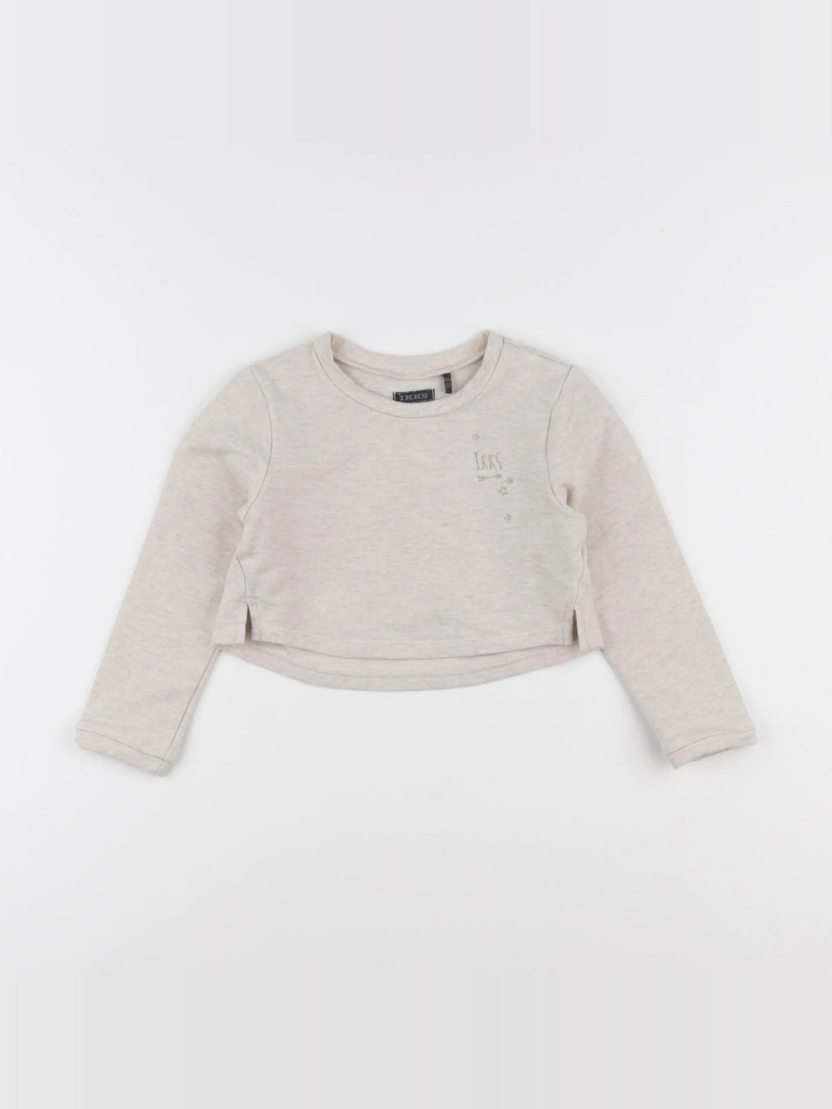 IKKS - sweat court beige, or - 4 ans