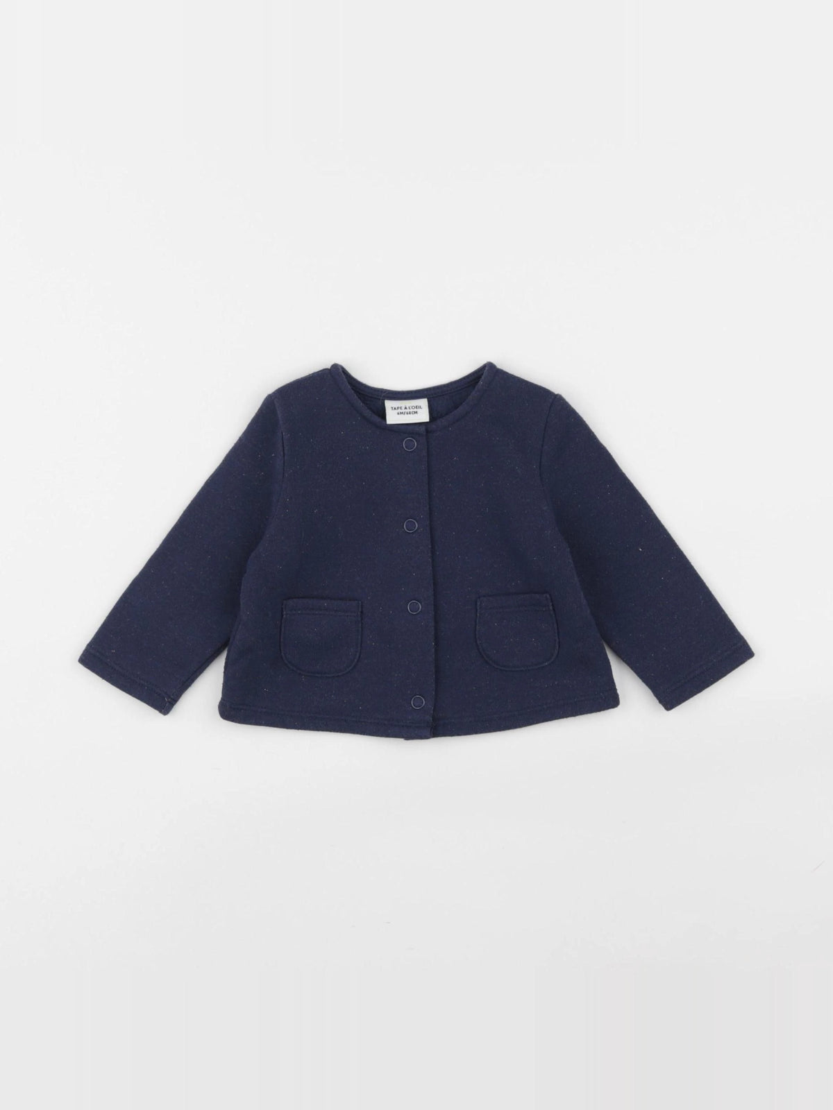 Tape à l'oeil - sweat bleu - 6 mois