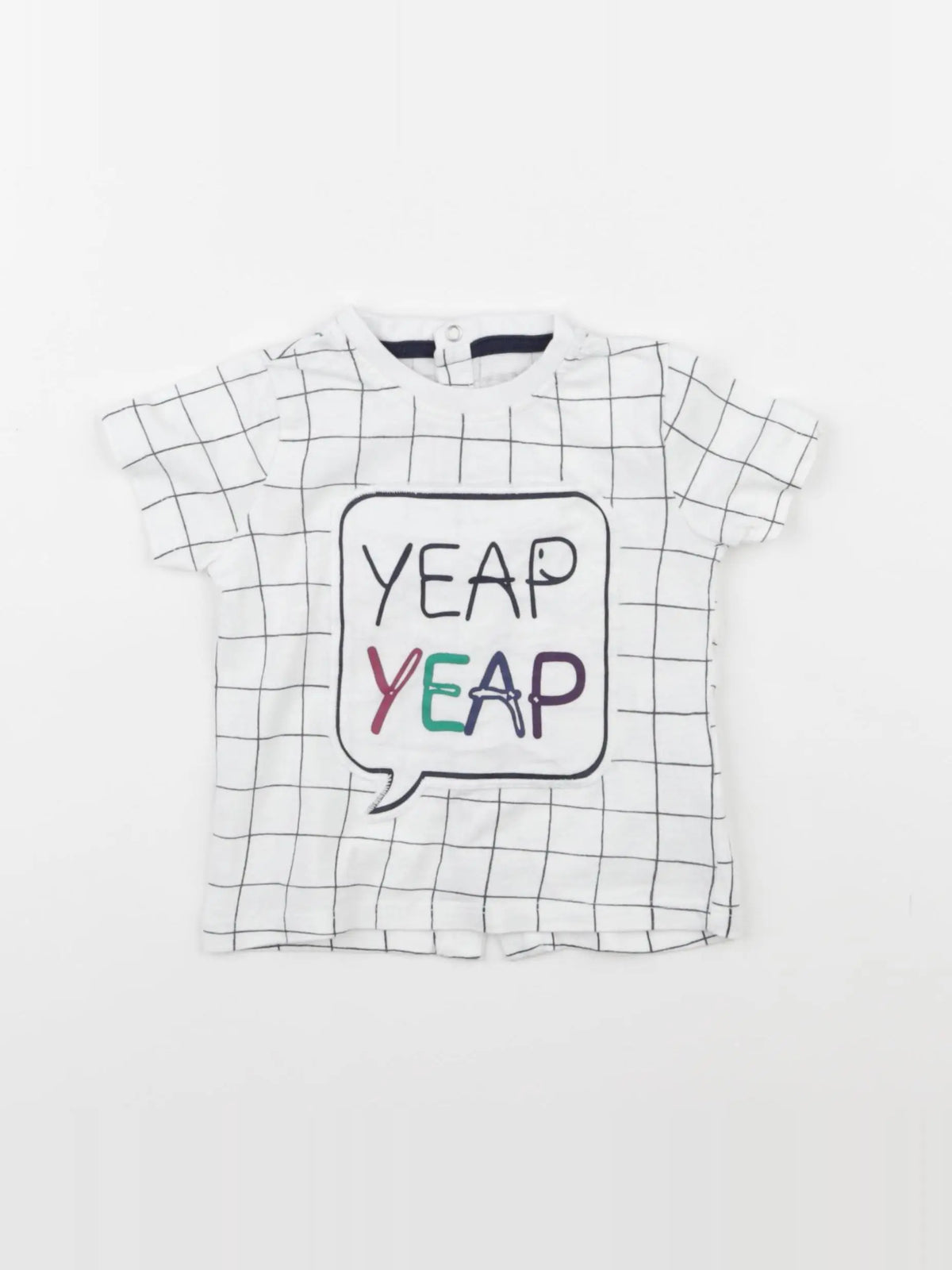 Vertbaudet - tee-shirt blanc - 6 mois