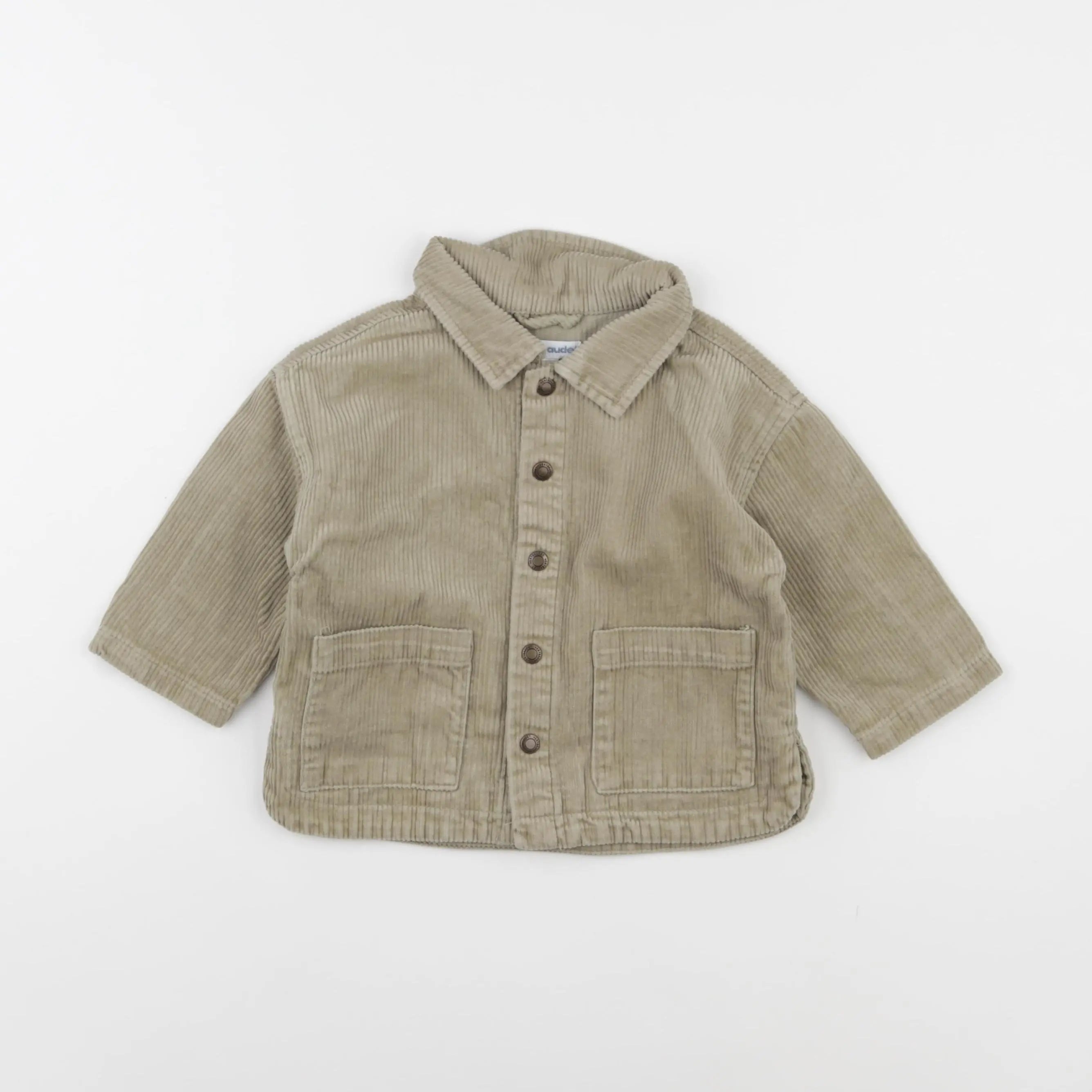 Vertbaudet - chemise marron - 12 mois