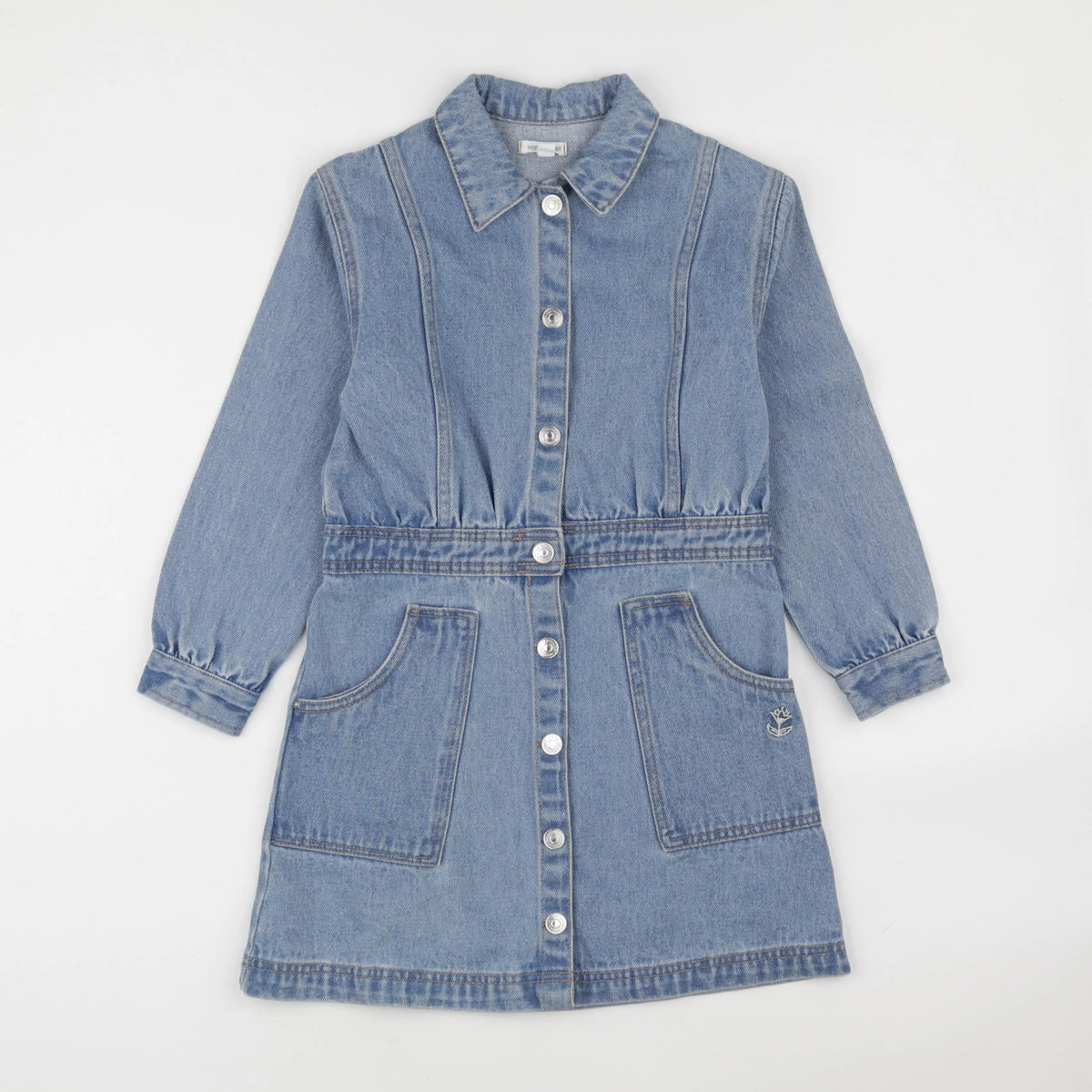 Vertbaudet - robe bleu - 10 ans