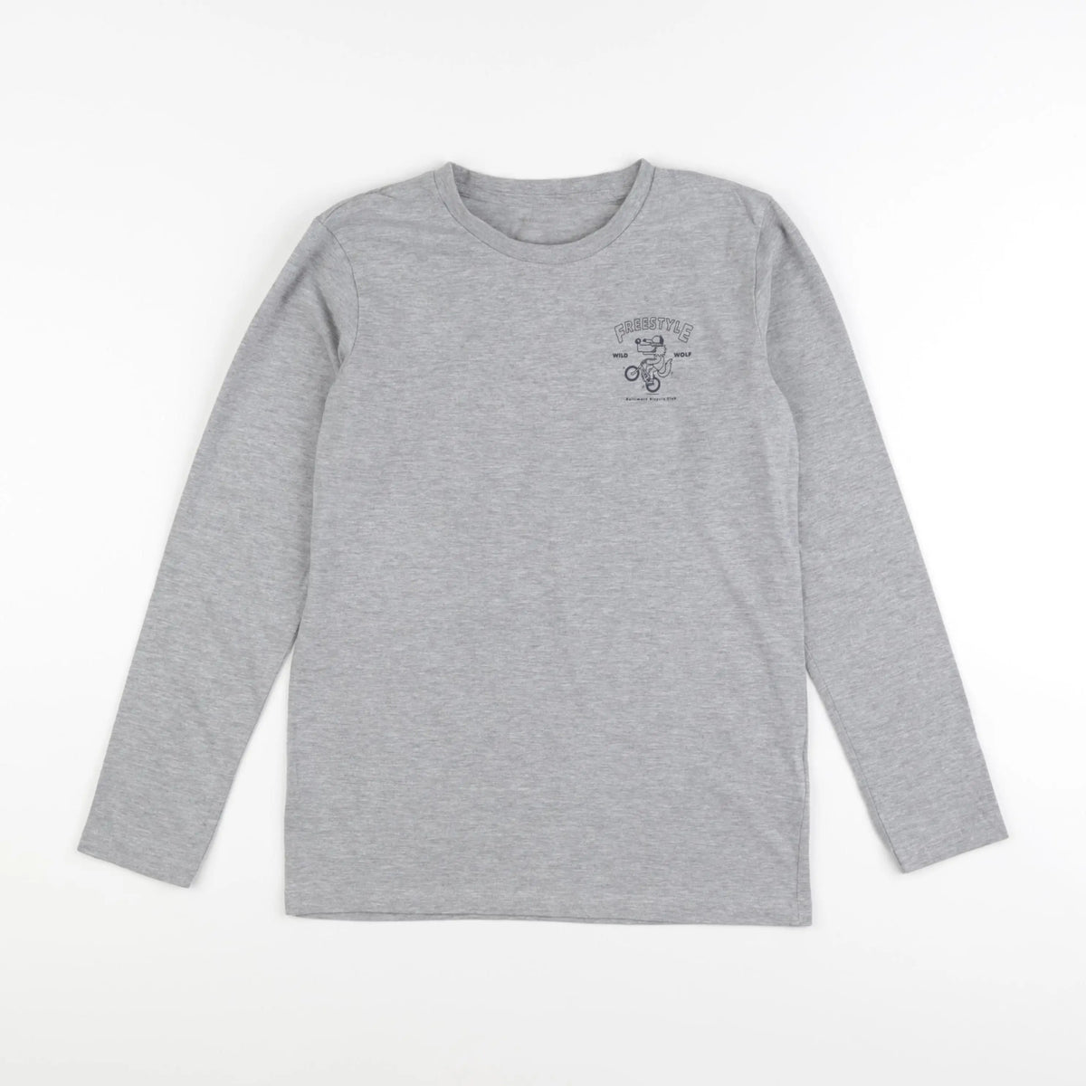 Vertbaudet - tee-shirt gris - 12 ans