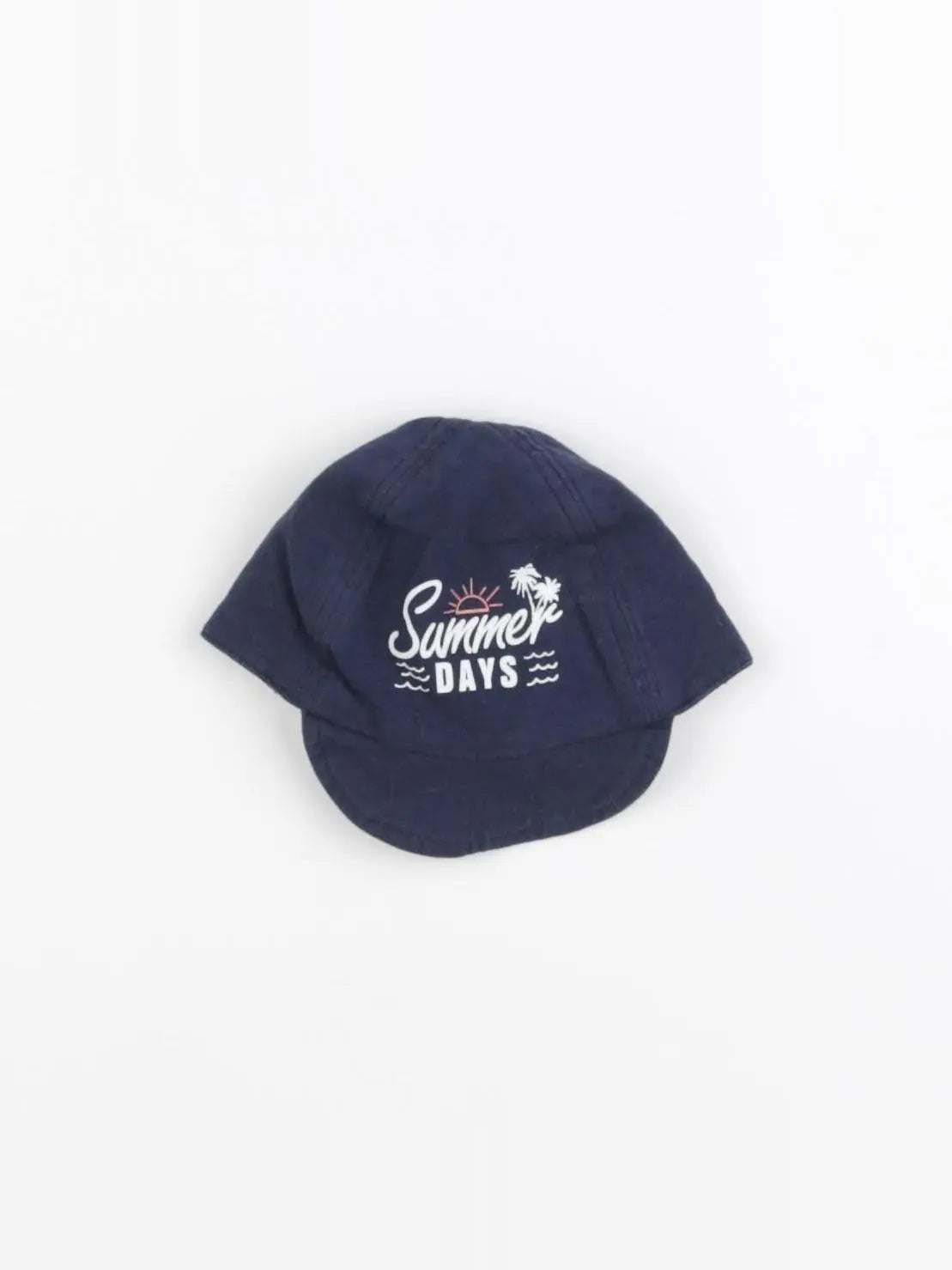 H&M - casquette bleu - 3/6 mois