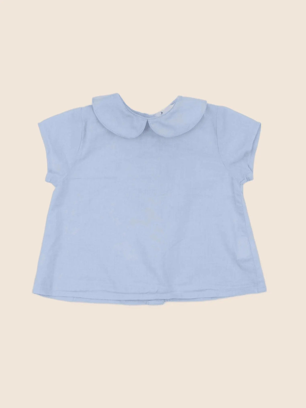 Nicoli - blouse bleu - 3/6 mois