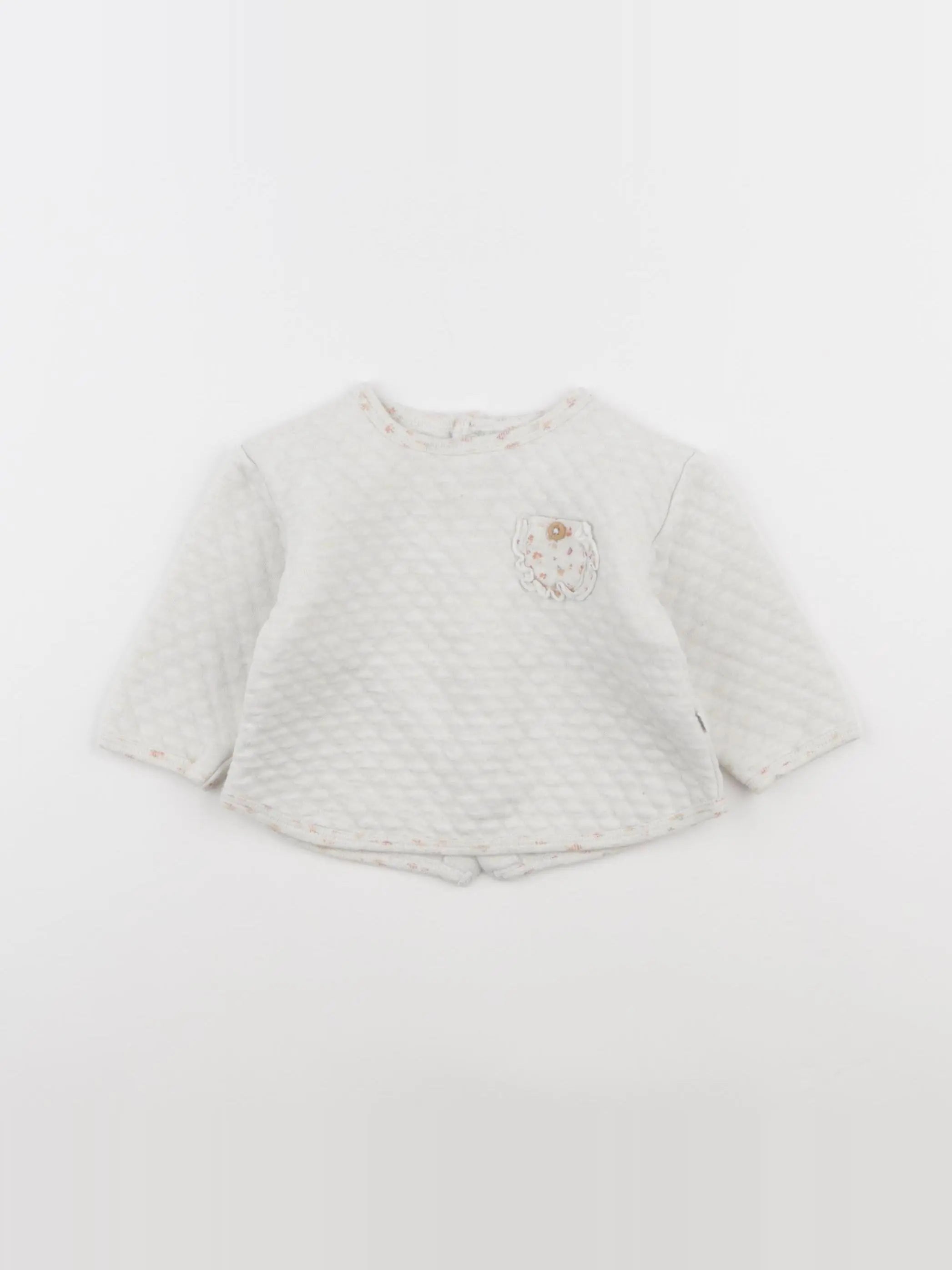 Tape à l'oeil - sweat beige - 9 mois
