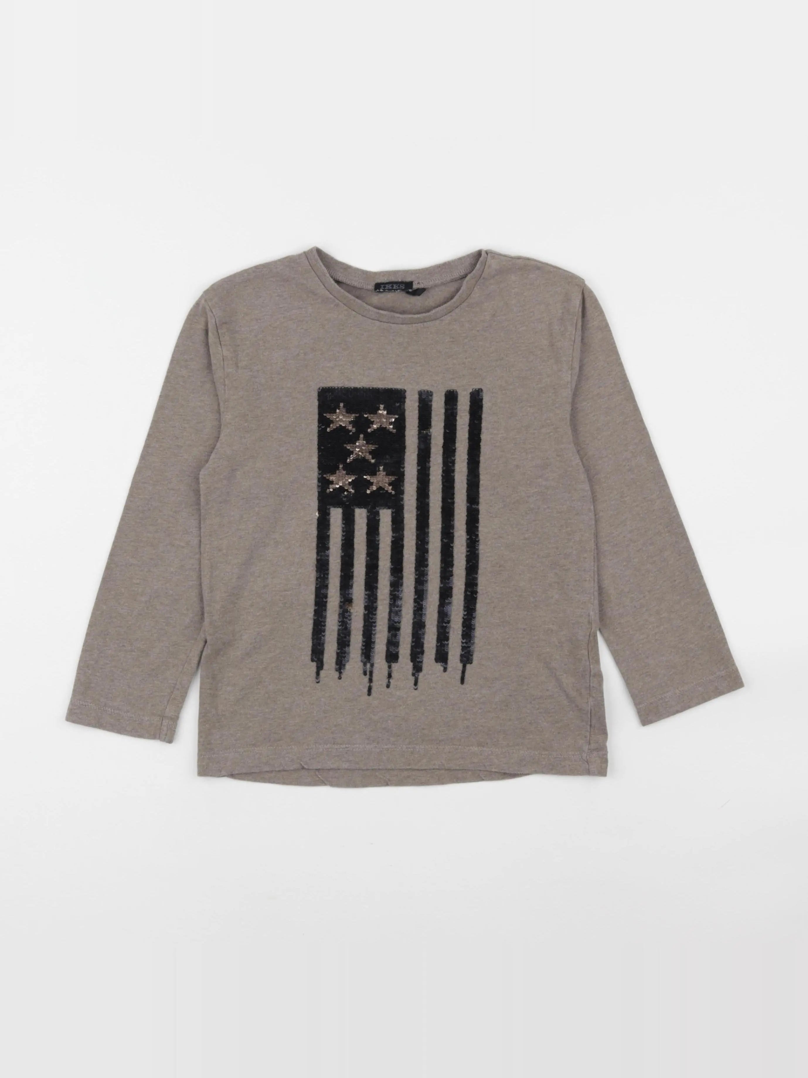 IKKS - tee-shirt beige - 6 ans