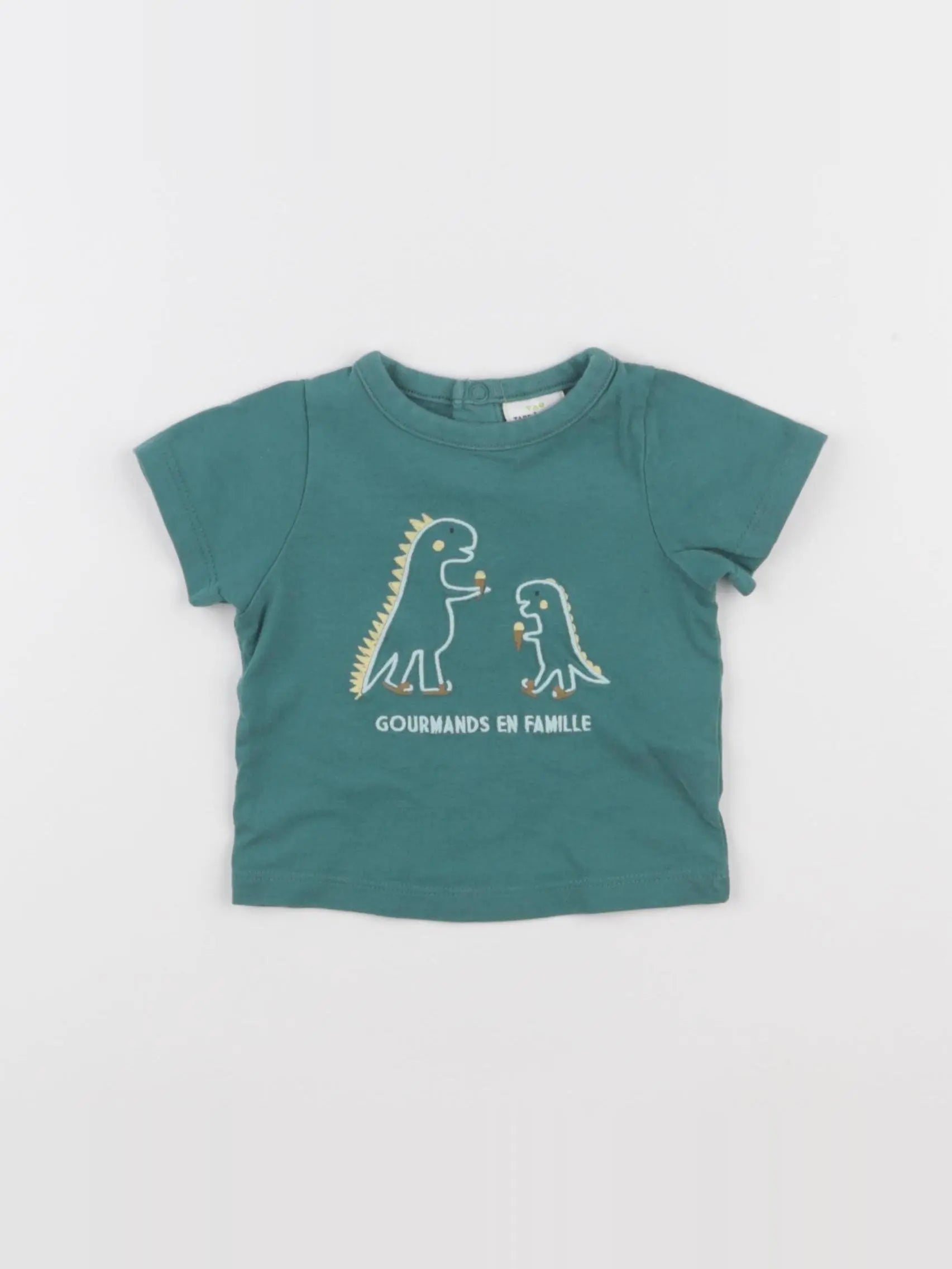 Tape à l'oeil - tee-shirt vert - 3 mois