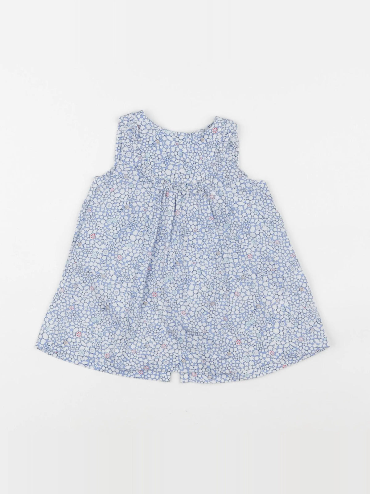 Jacadi - robe liberty bleu - 12 mois