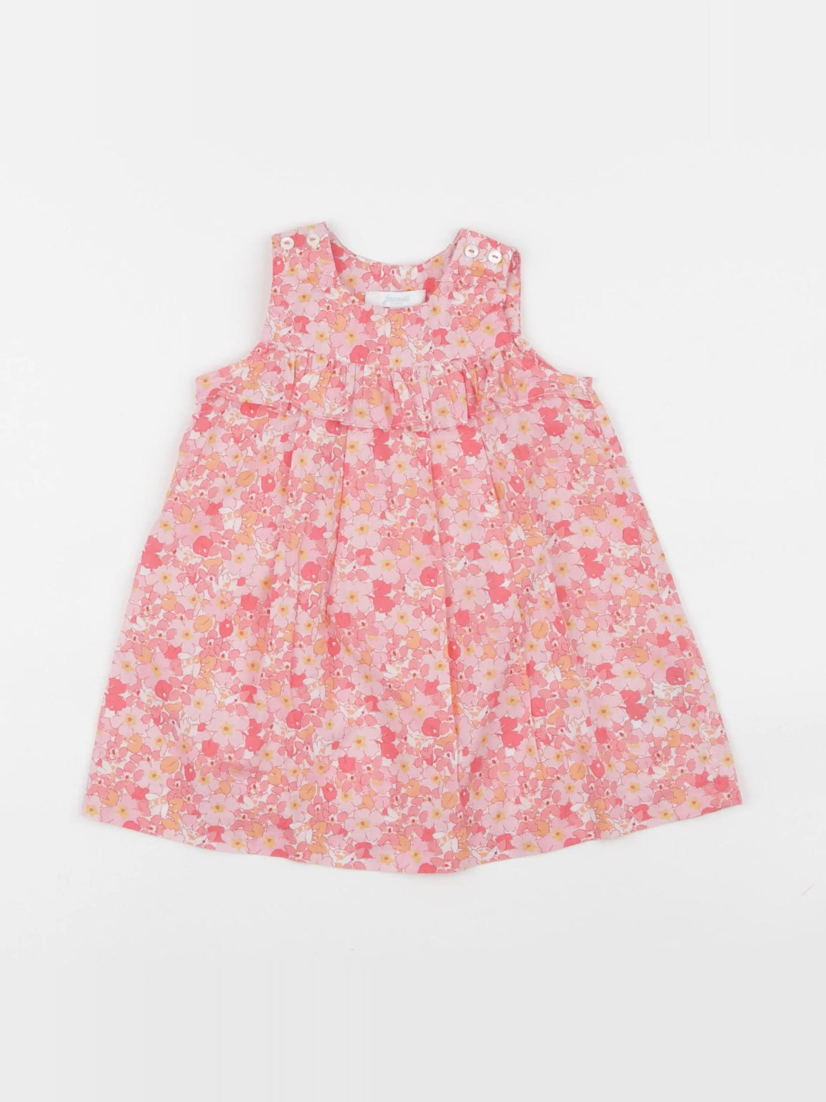 Jacadi - robe liberty multicolore - 12 mois