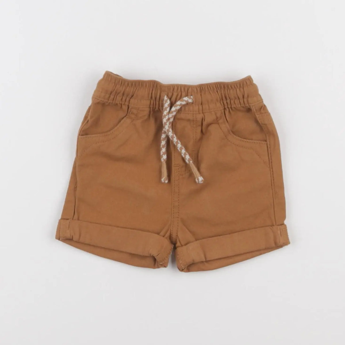 Vertbaudet - short marron - 3 mois