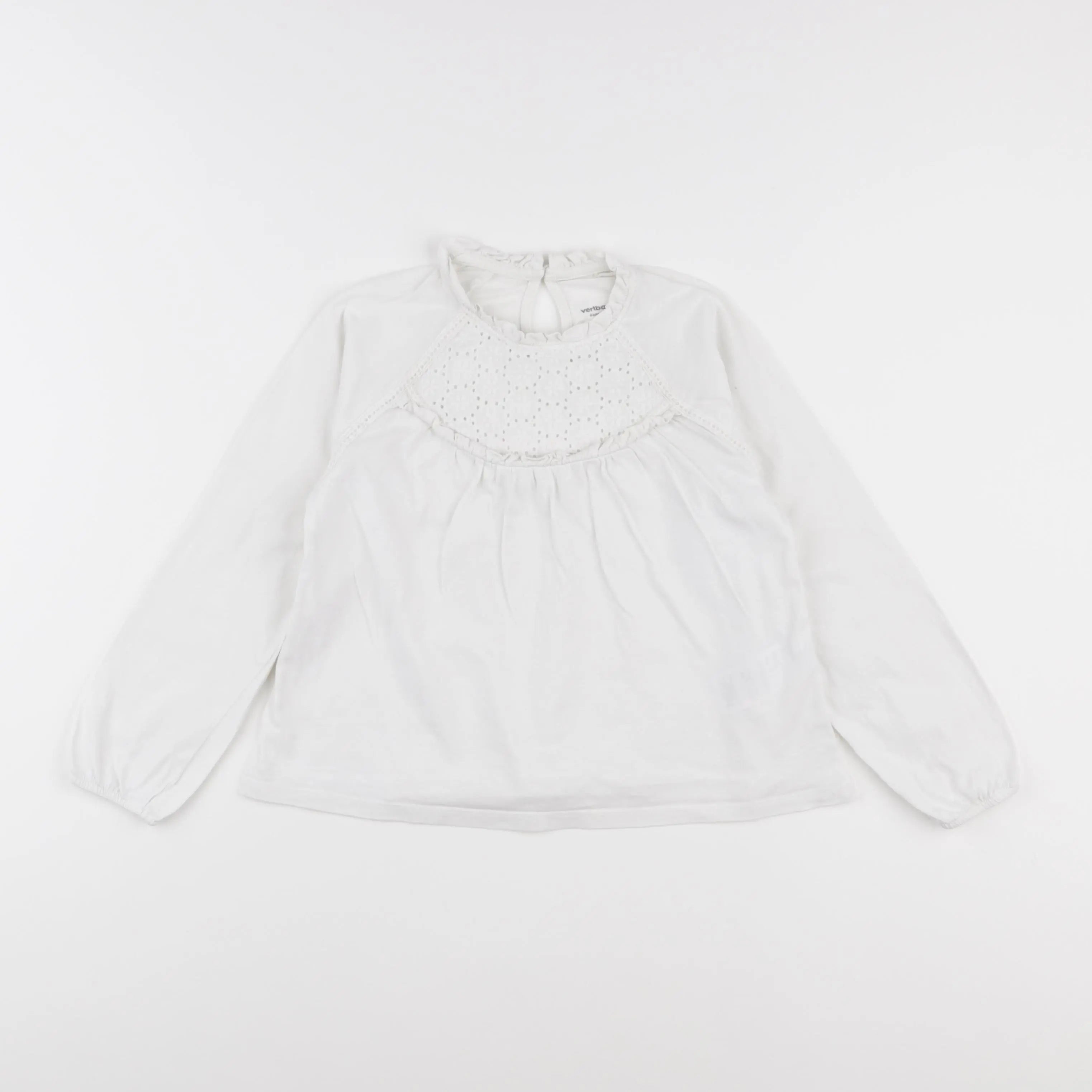 Vertbaudet - tee-shirt blanc - 6 ans