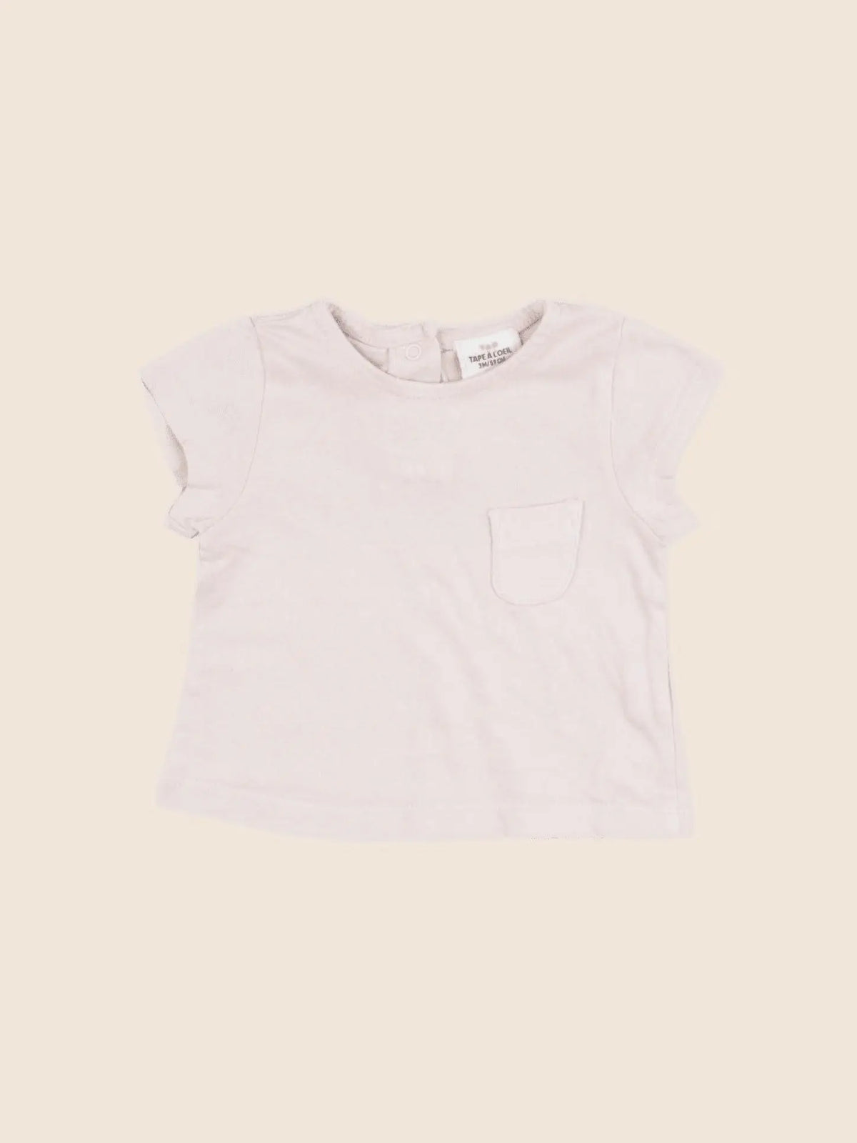 Tape à l'oeil - tee-shirt rose - 3 mois
