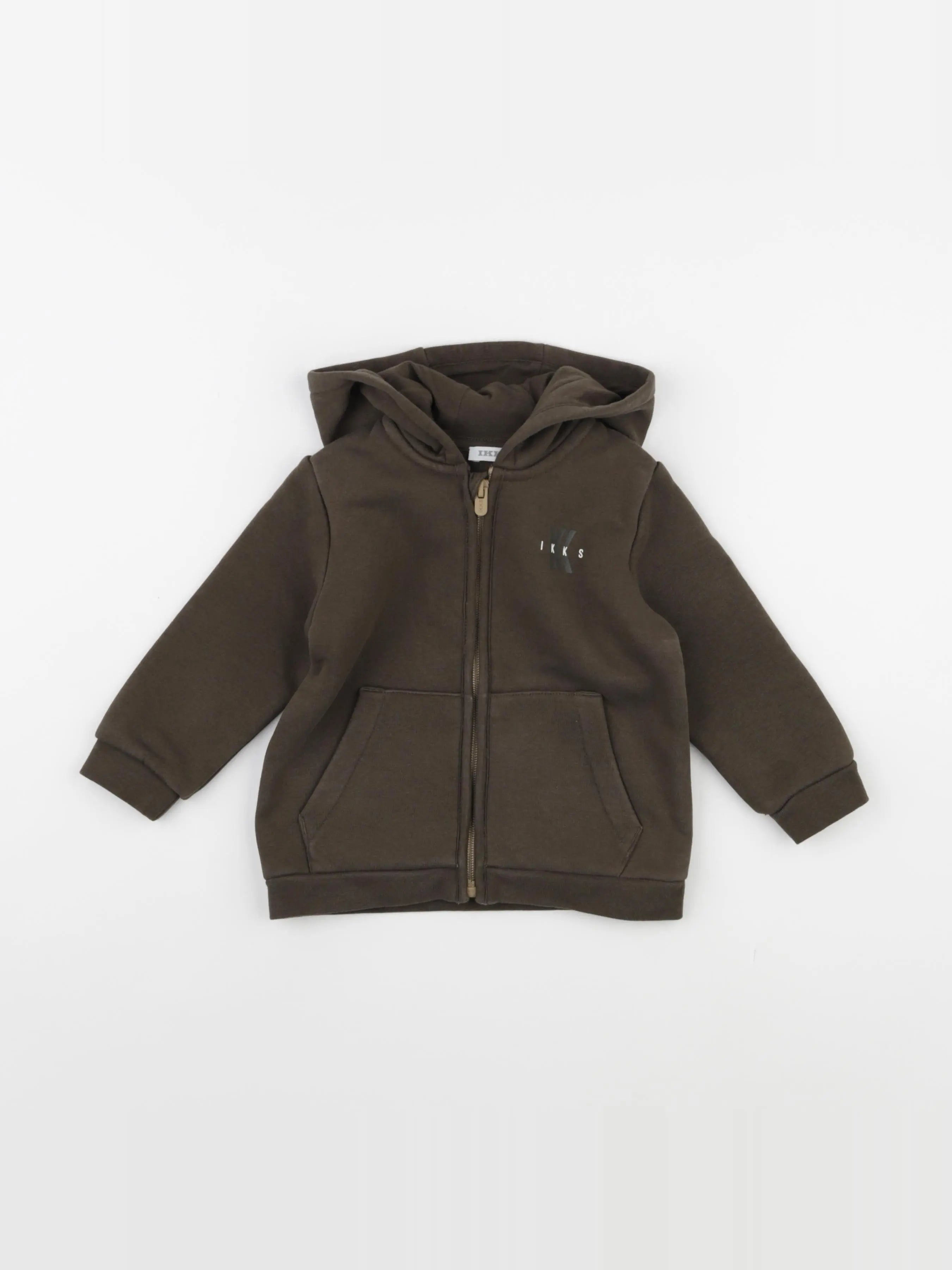 IKKS - sweat vert - 18 mois