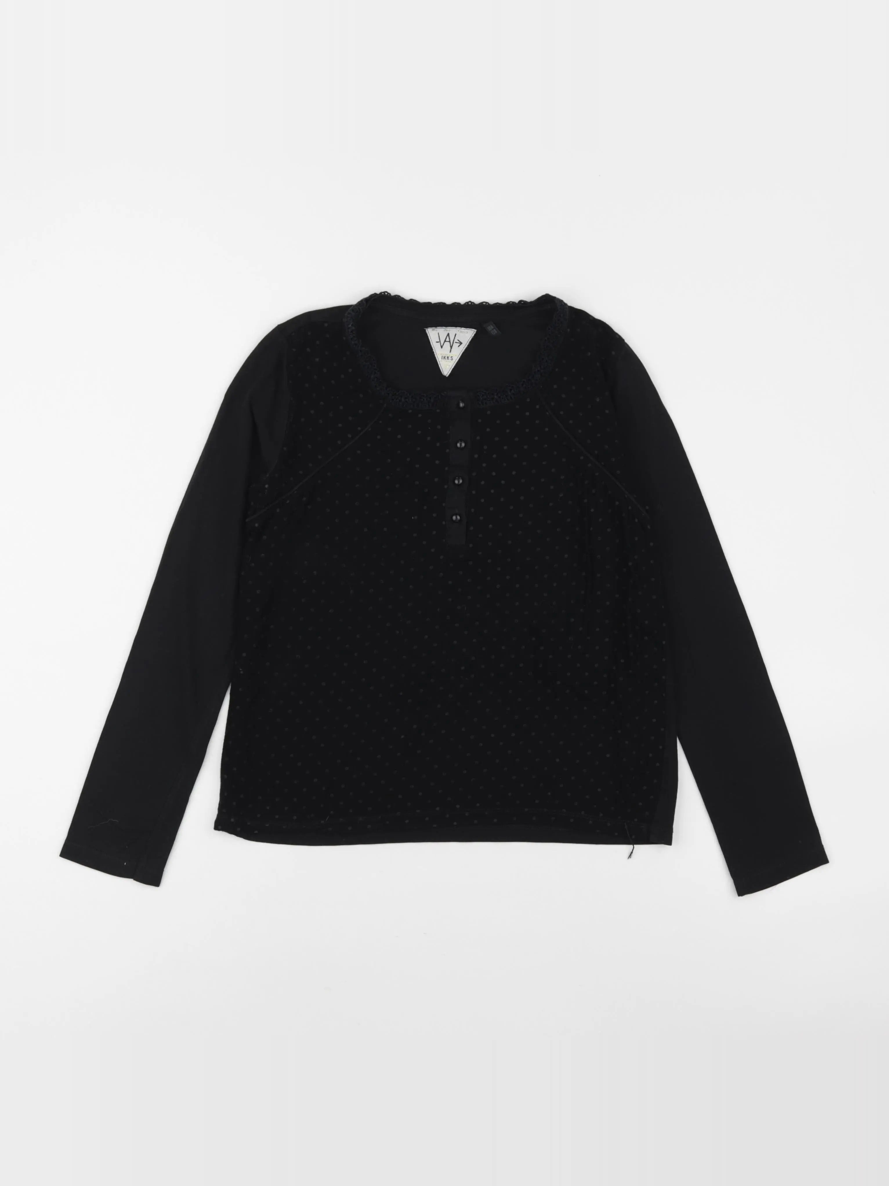 IKKS - tee-shirt noir - 10 ans