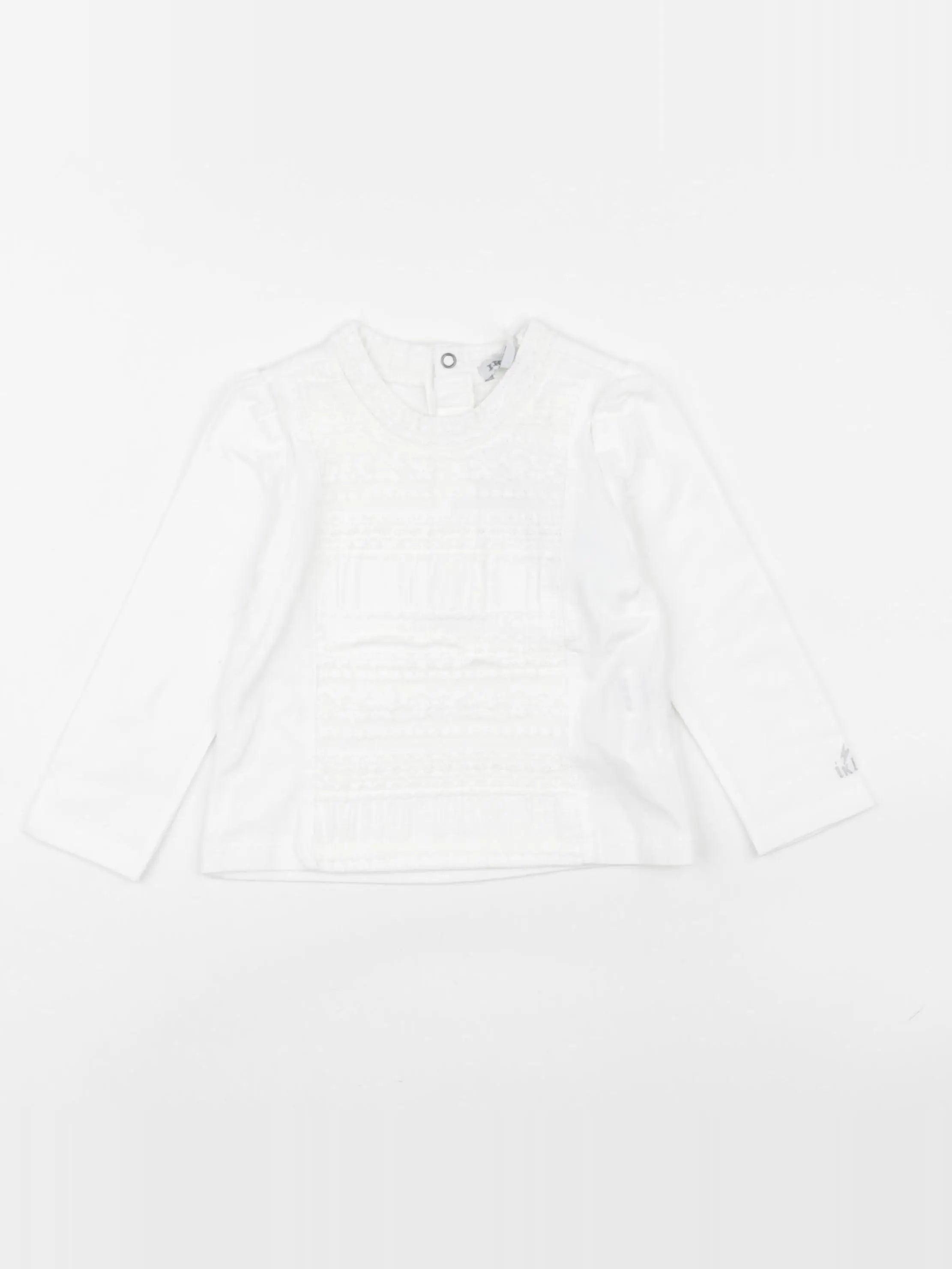 IKKS - blouse blanc - 18 mois