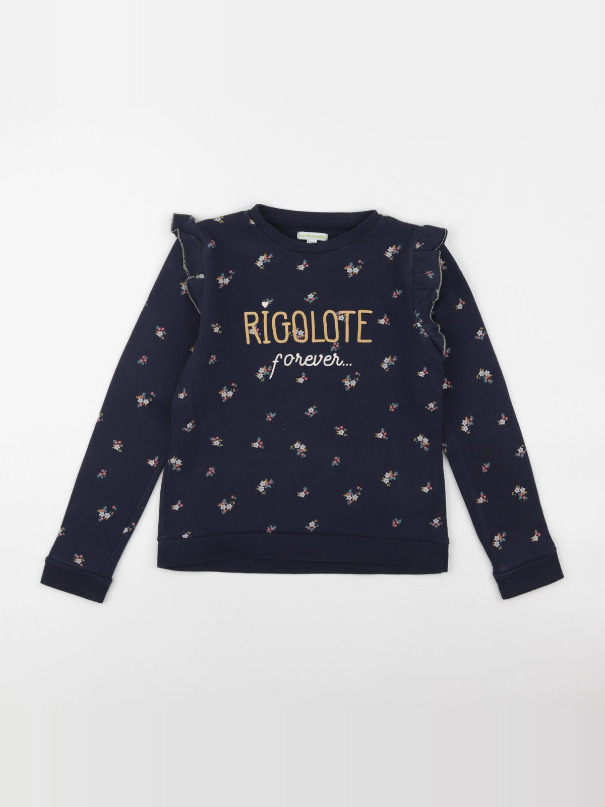 Vertbaudet - sweat bleu - 10 ans