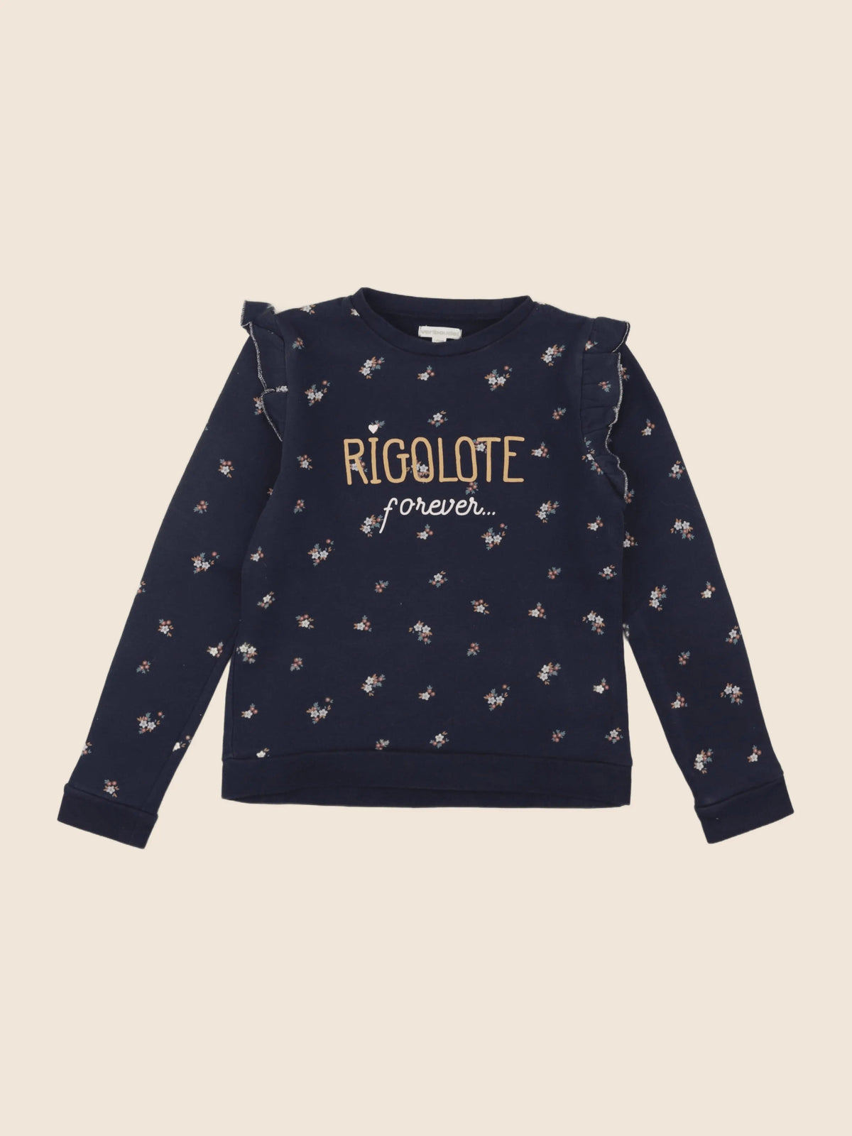Vertbaudet - sweat bleu - 10 ans