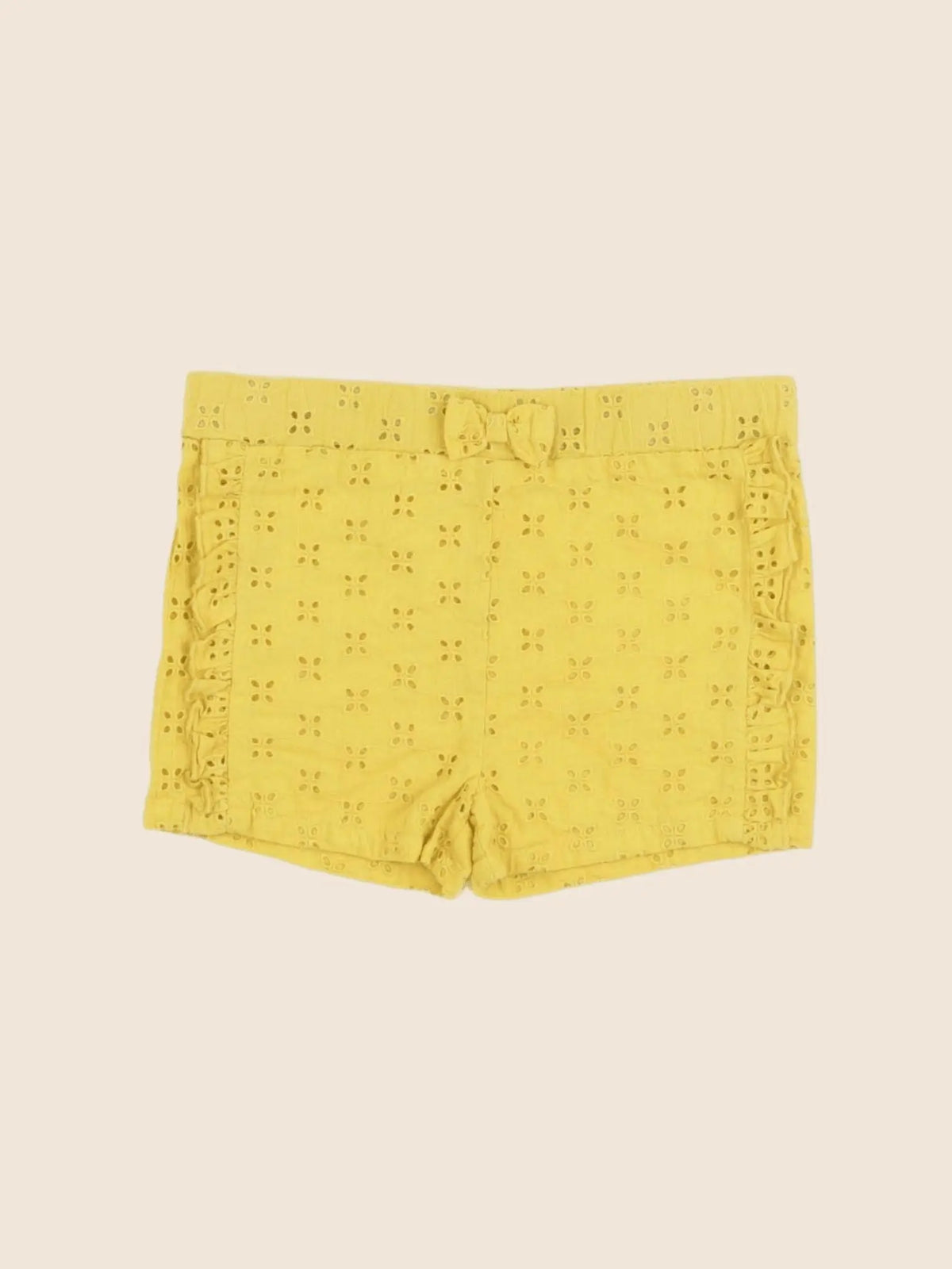 Vertbaudet - short jaune - 18 mois