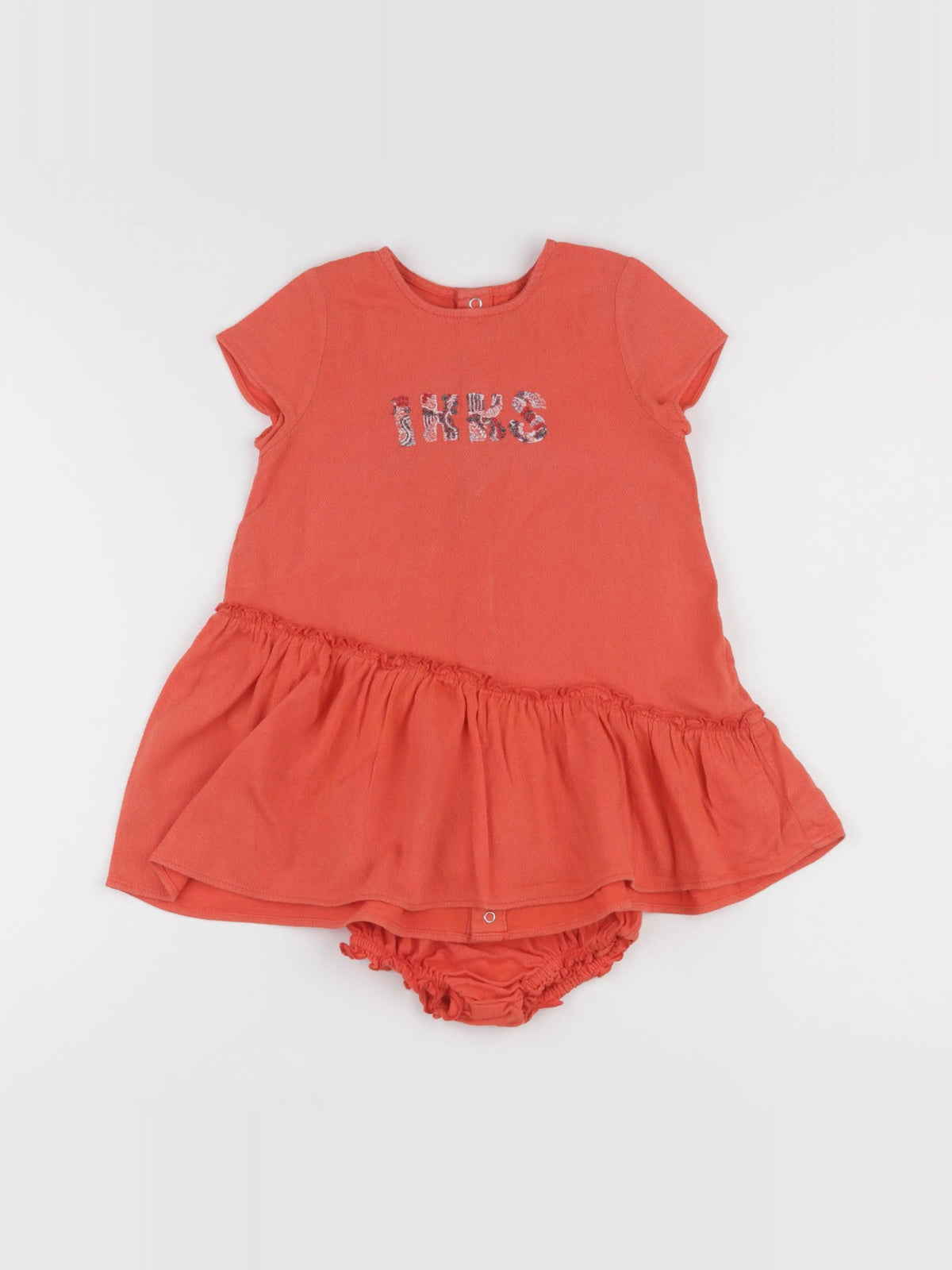 IKKS - robe rouge - 3 ans
